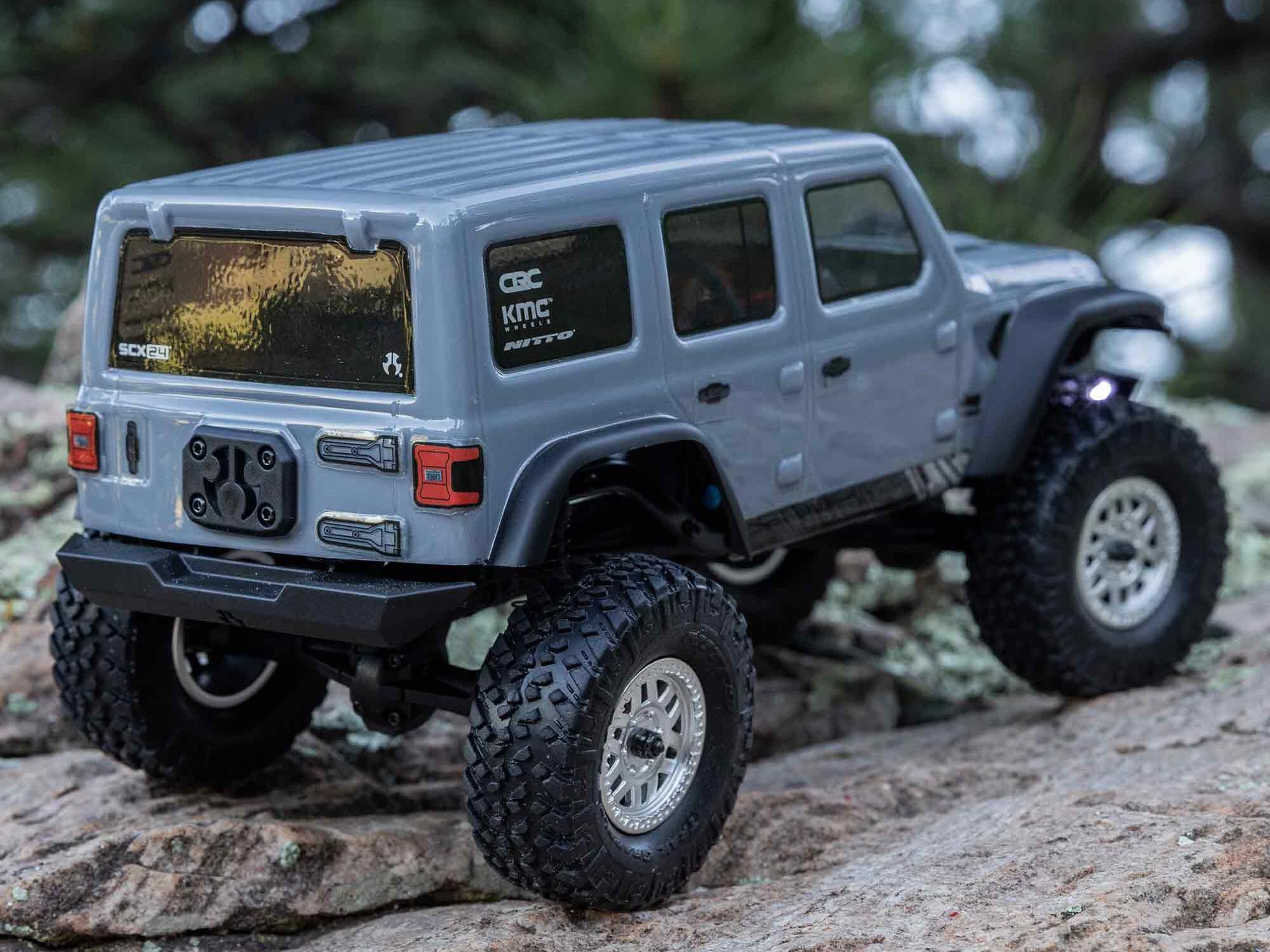 SCX24 Jeep Wrangler JLU RTR, Grey