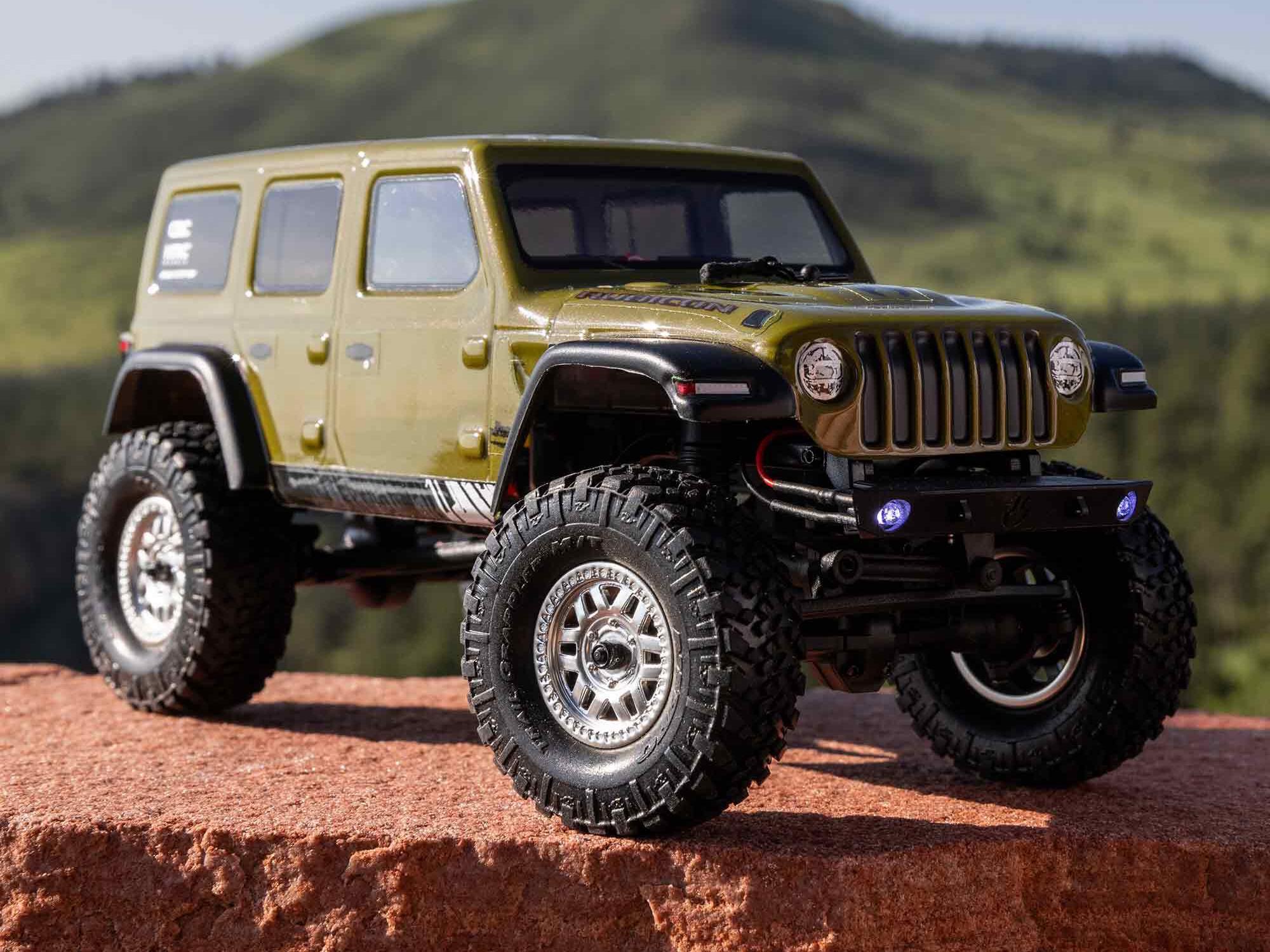 SCX24 Jeep Wrangler JLU RTR, Green