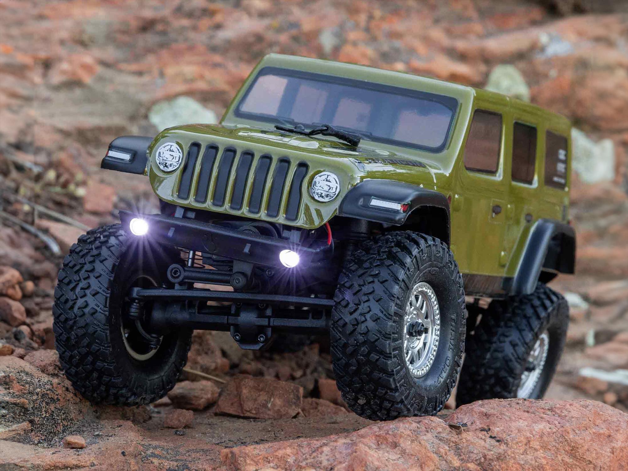 SCX24 Jeep Wrangler JLU RTR, Green