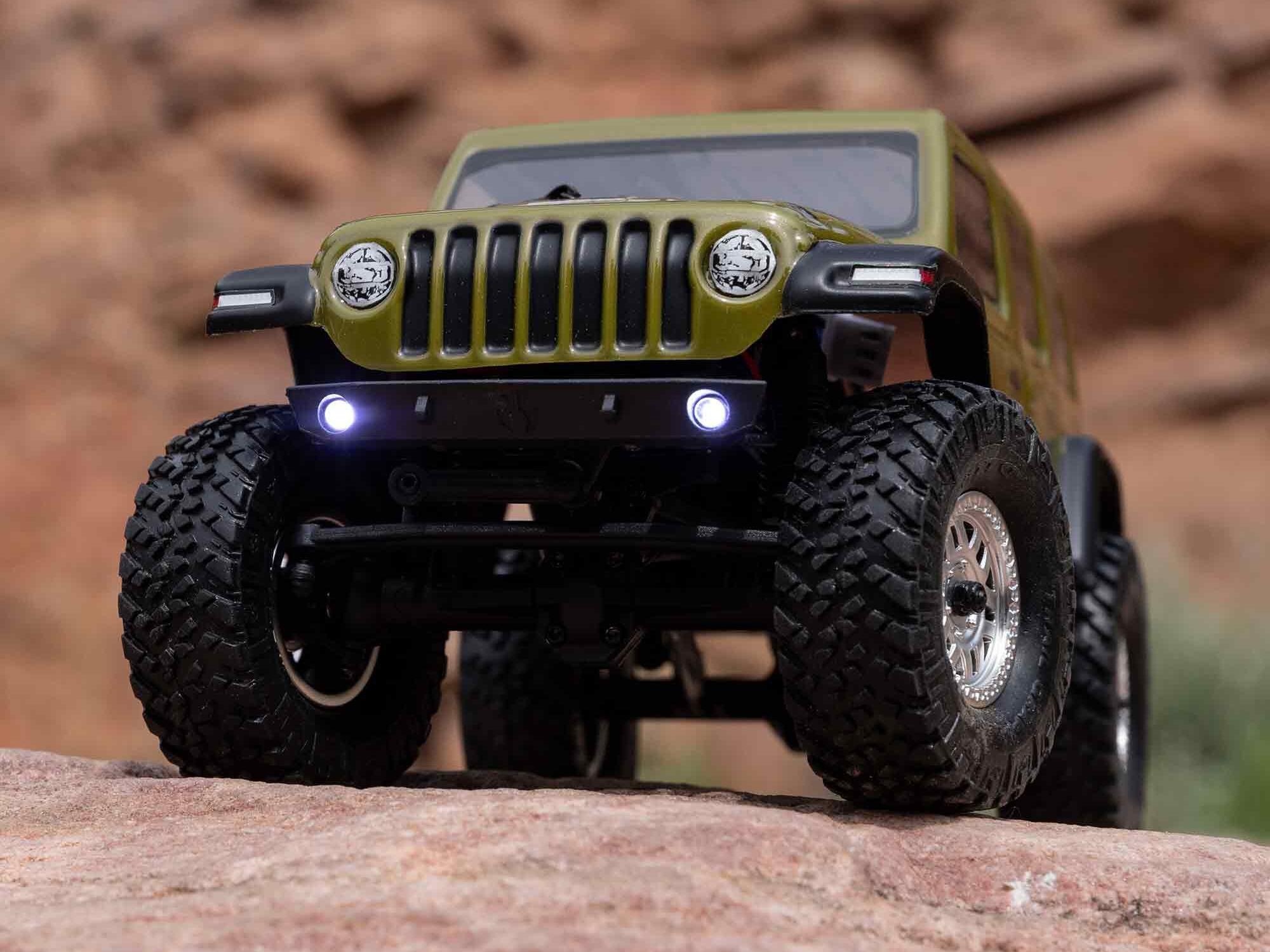 SCX24 Jeep Wrangler JLU RTR, Green