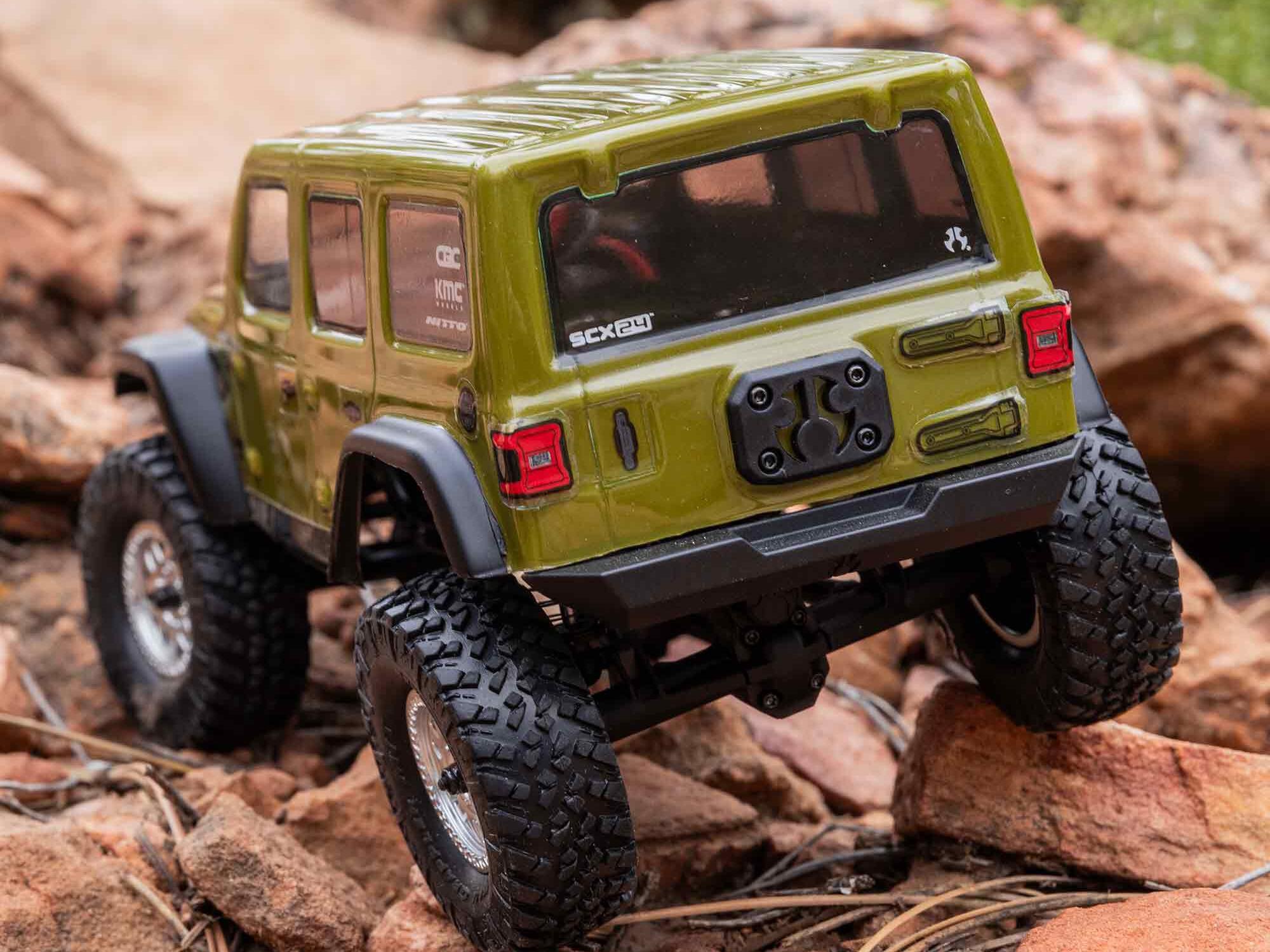 SCX24 Jeep Wrangler JLU RTR, Green