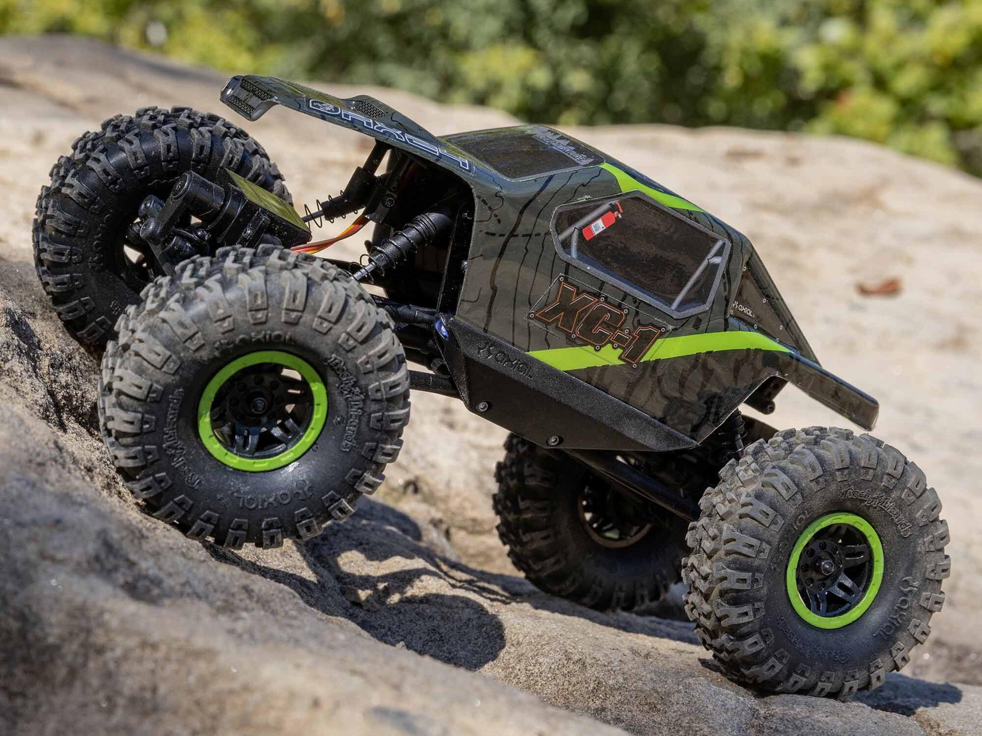 1/24 AX24 XC-1 4WS Crawler Brushed RTR, Green