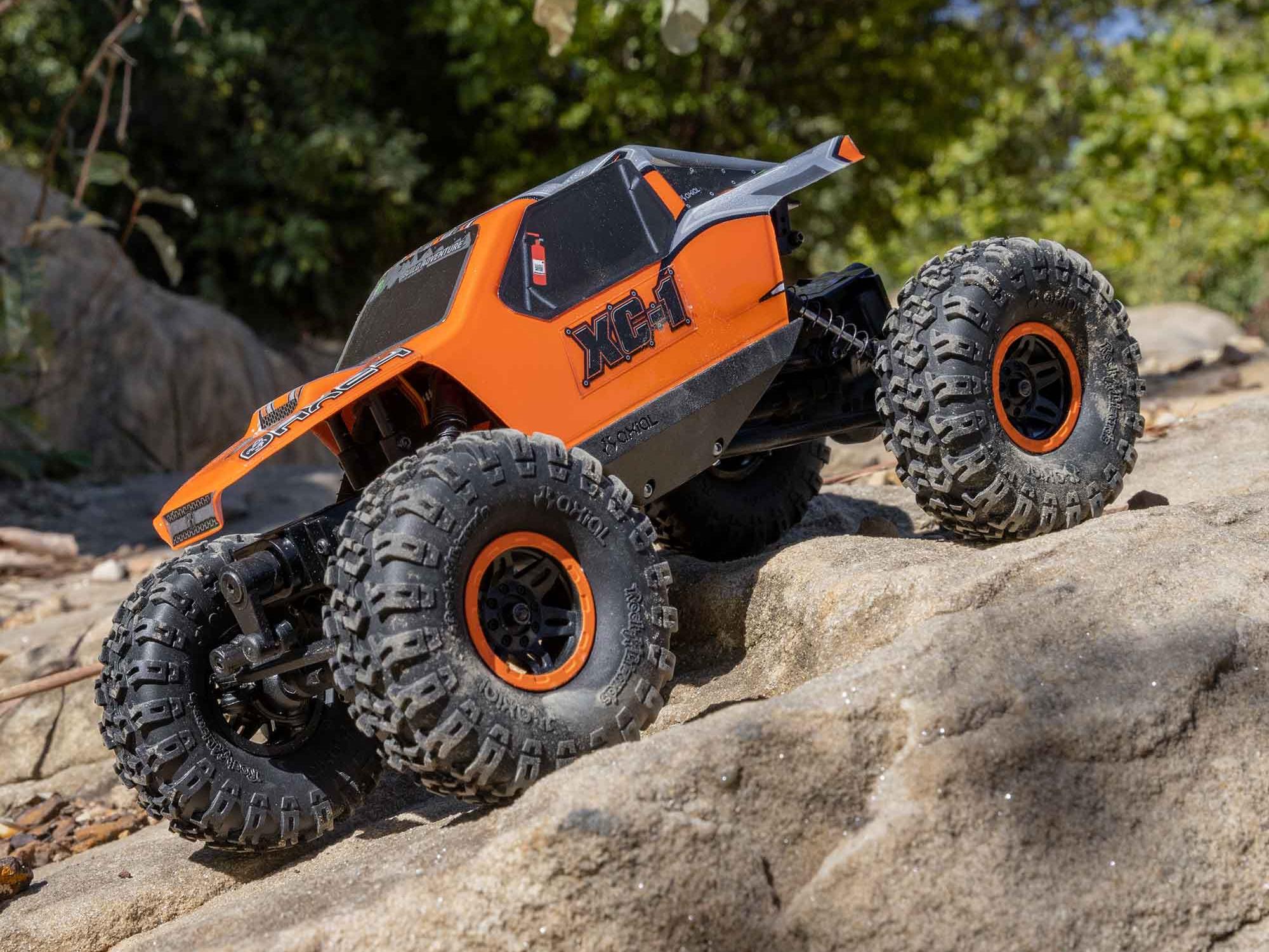 1/24 AX24 XC-1 4WS Crawler Brushed RTR, Orange