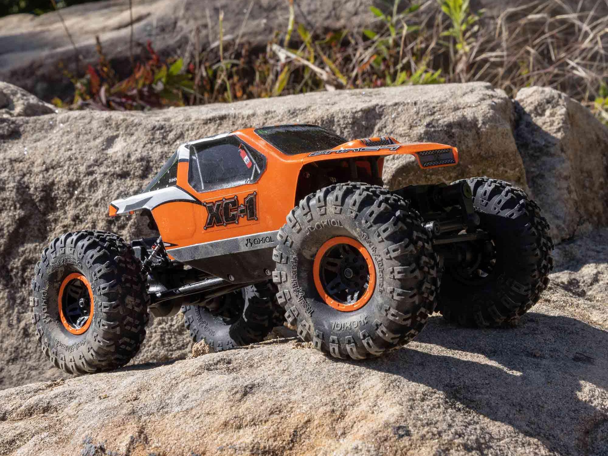 1/24 AX24 XC-1 4WS Crawler Brushed RTR, Orange