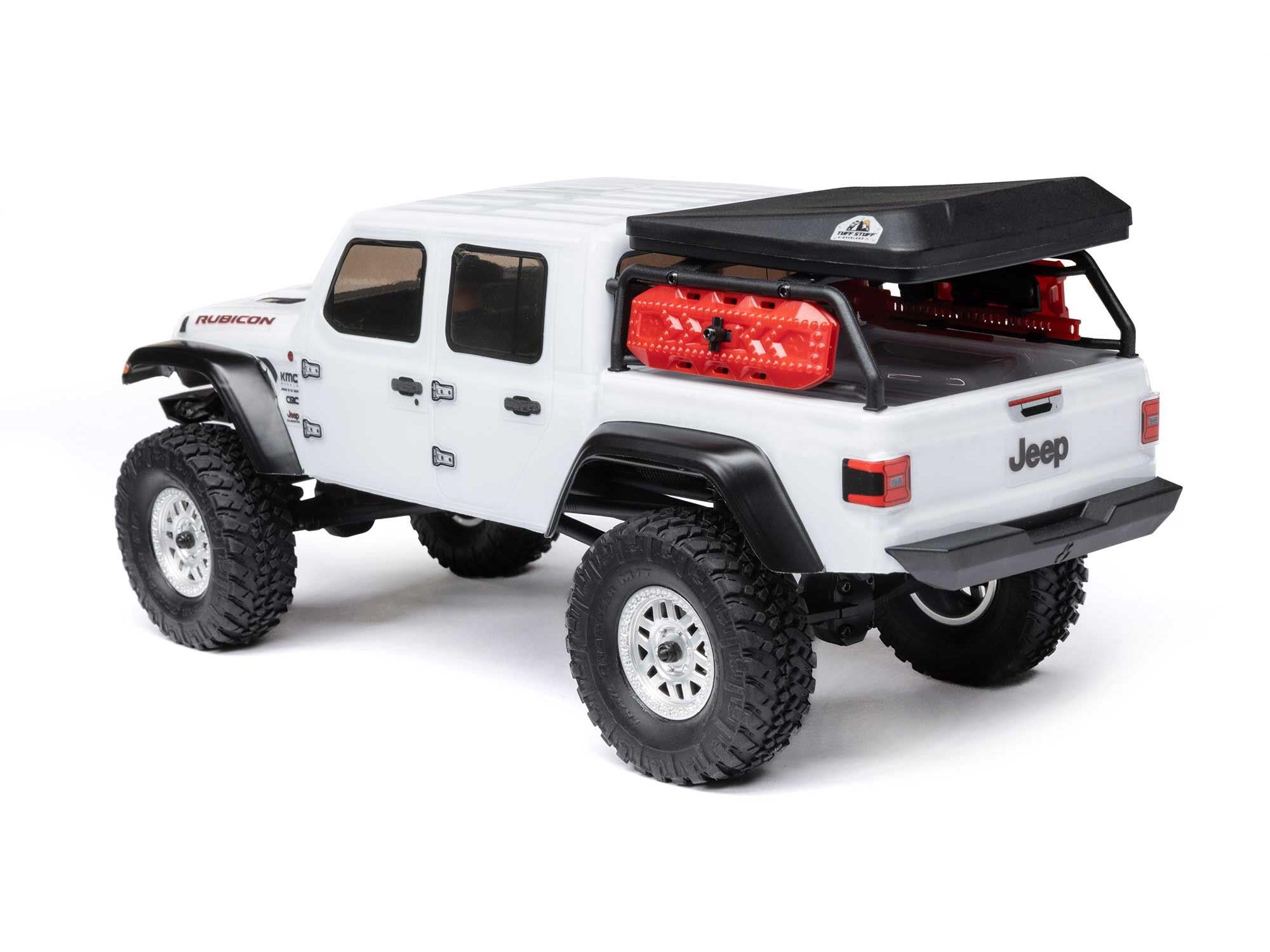 SCX24 Jeep Gladiator 4WD Rock Crawler RTR, White