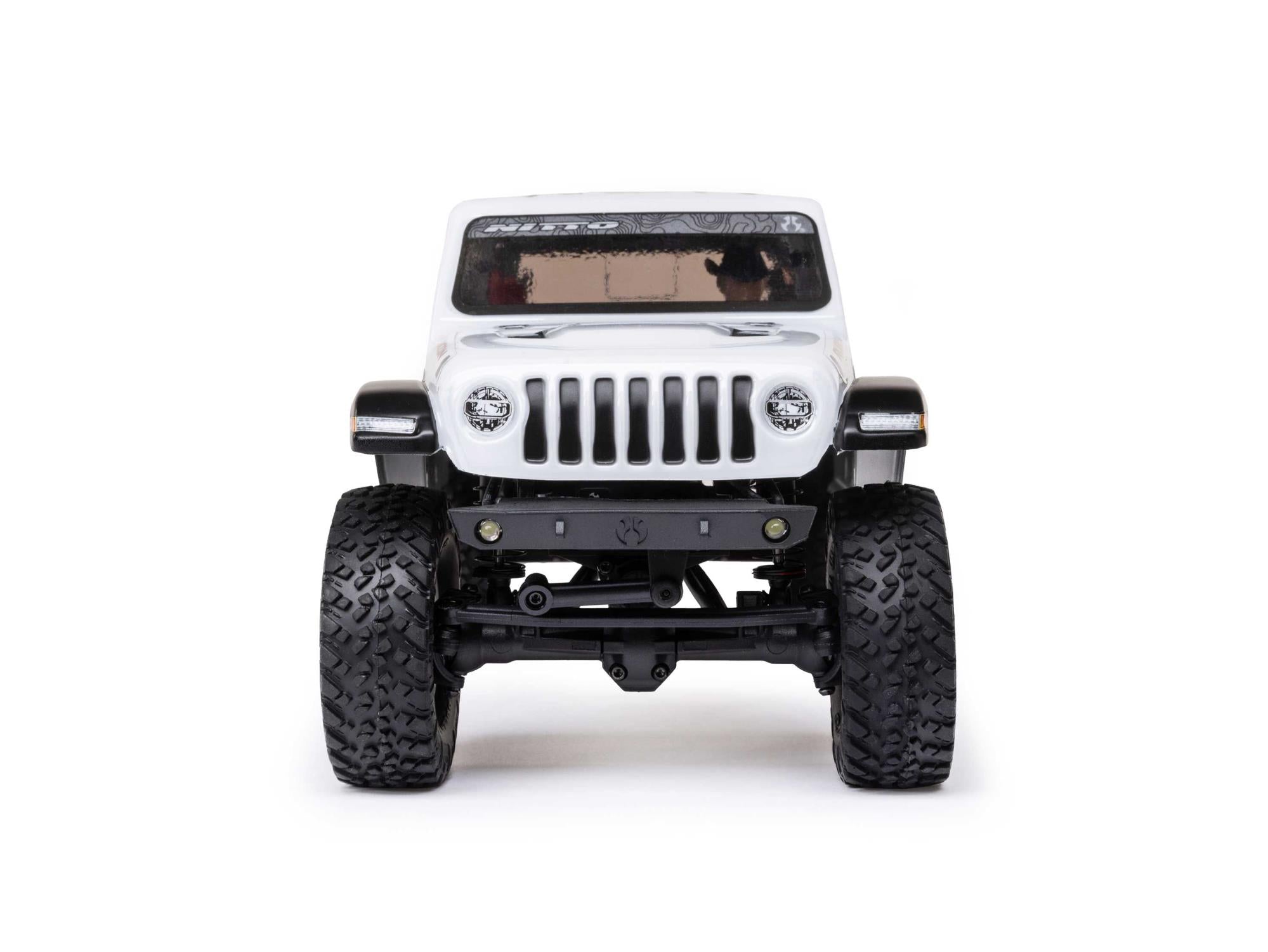 SCX24 Jeep Gladiator 4WD Rock Crawler RTR, White