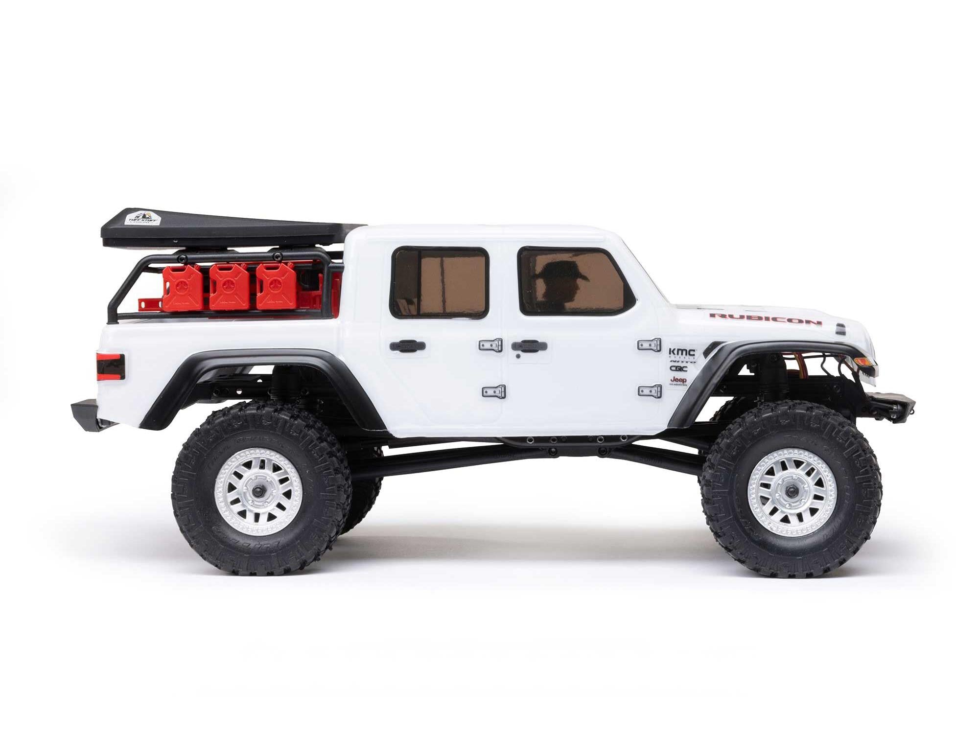 SCX24 Jeep Gladiator 4WD Rock Crawler RTR, White