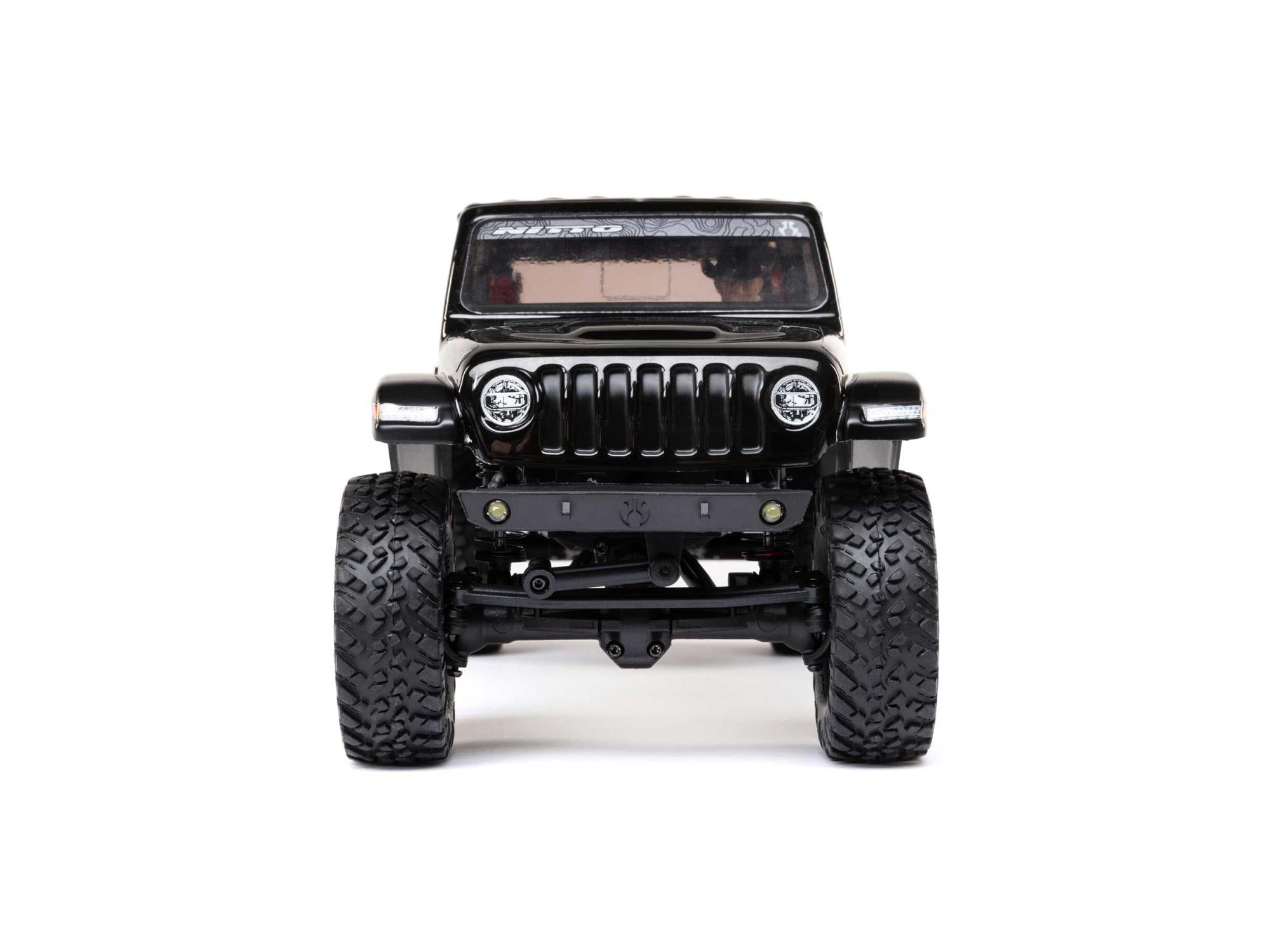 SCX24 Jeep Gladiator 4WD Rock Crawler RTR, Black