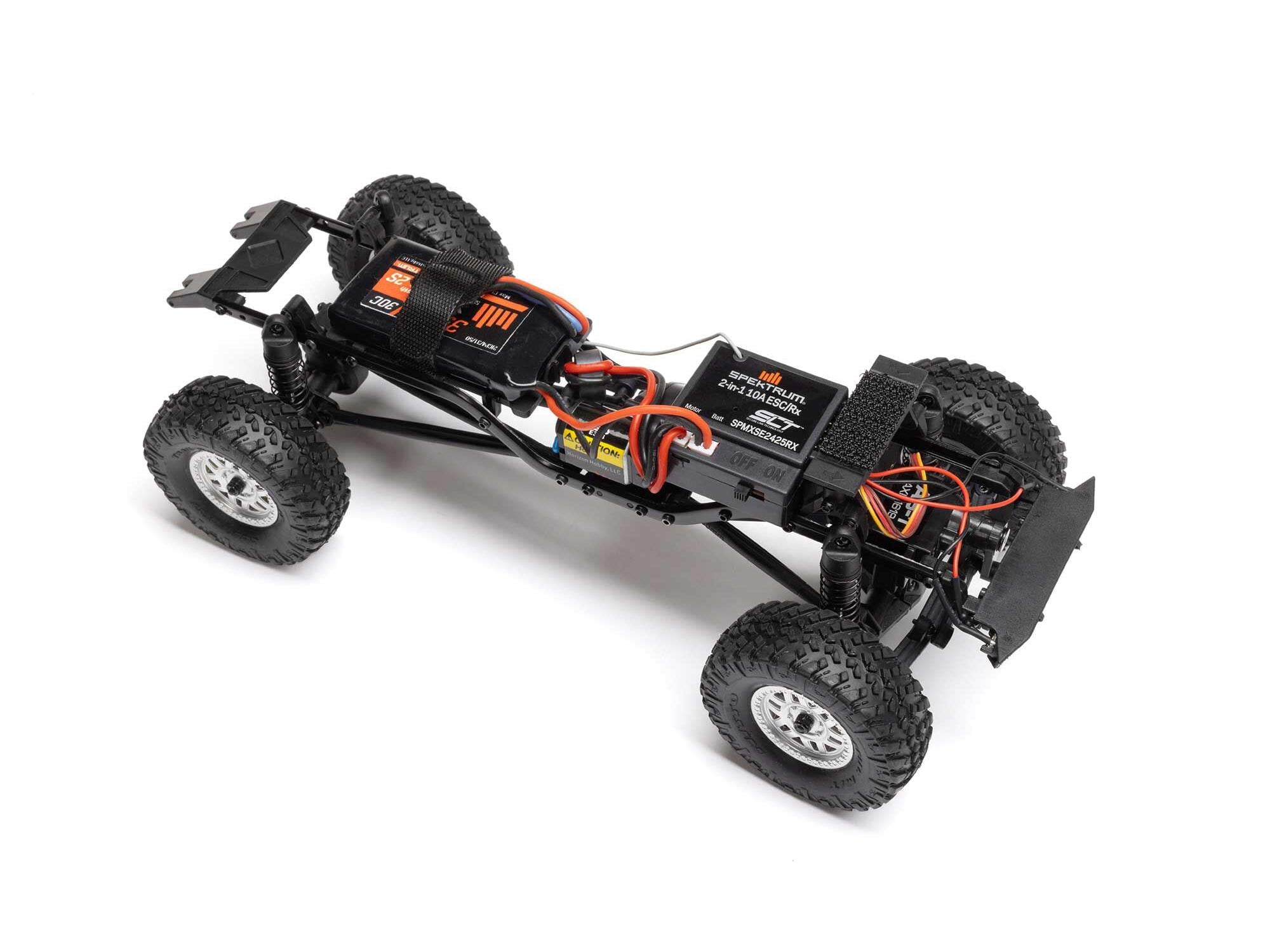 SCX24 Jeep Gladiator 4WD Rock Crawler RTR, Black