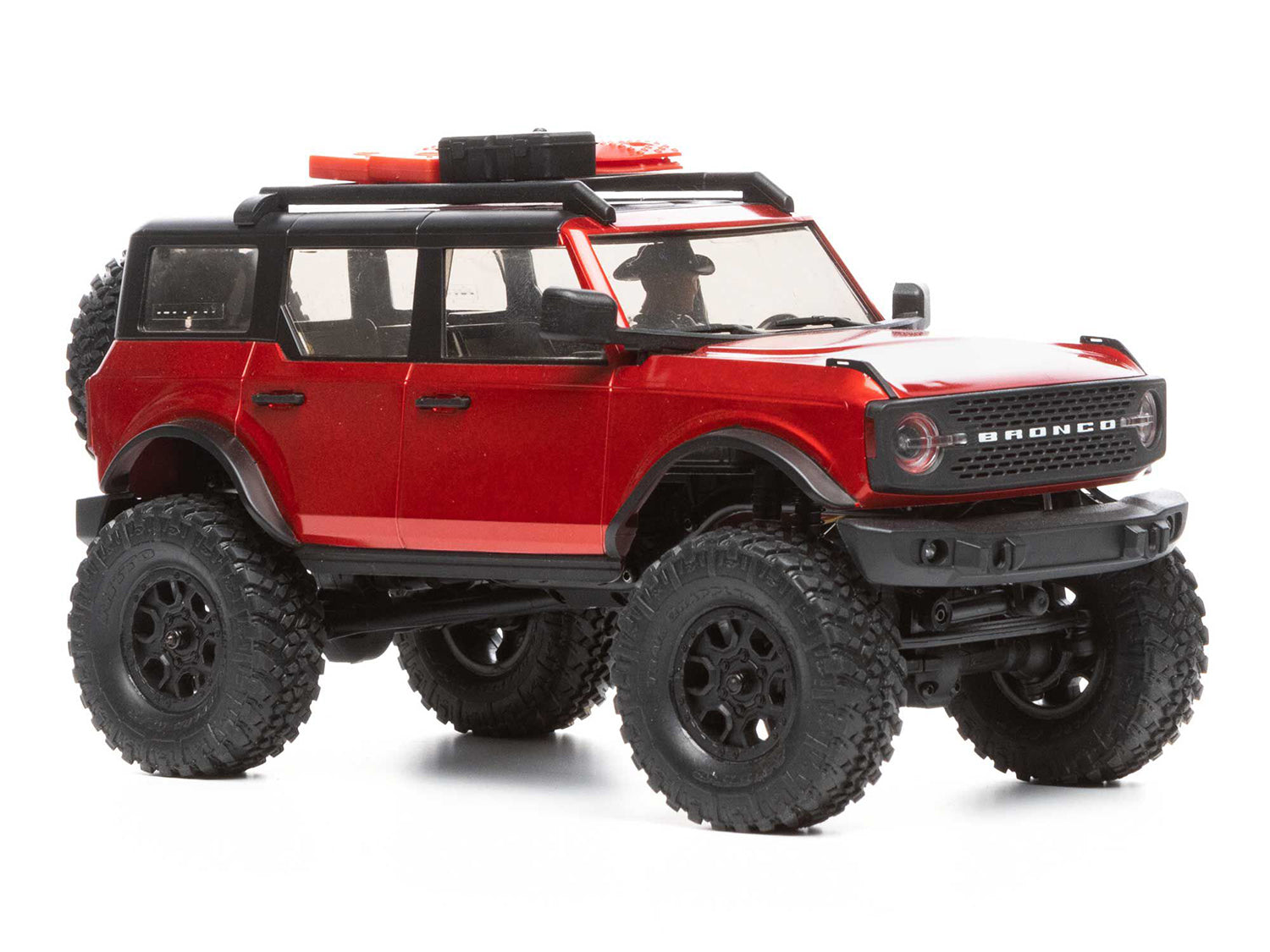 1/24 SCX24 2021 Ford Bronco 4WD Truck Brushed RTR, Red