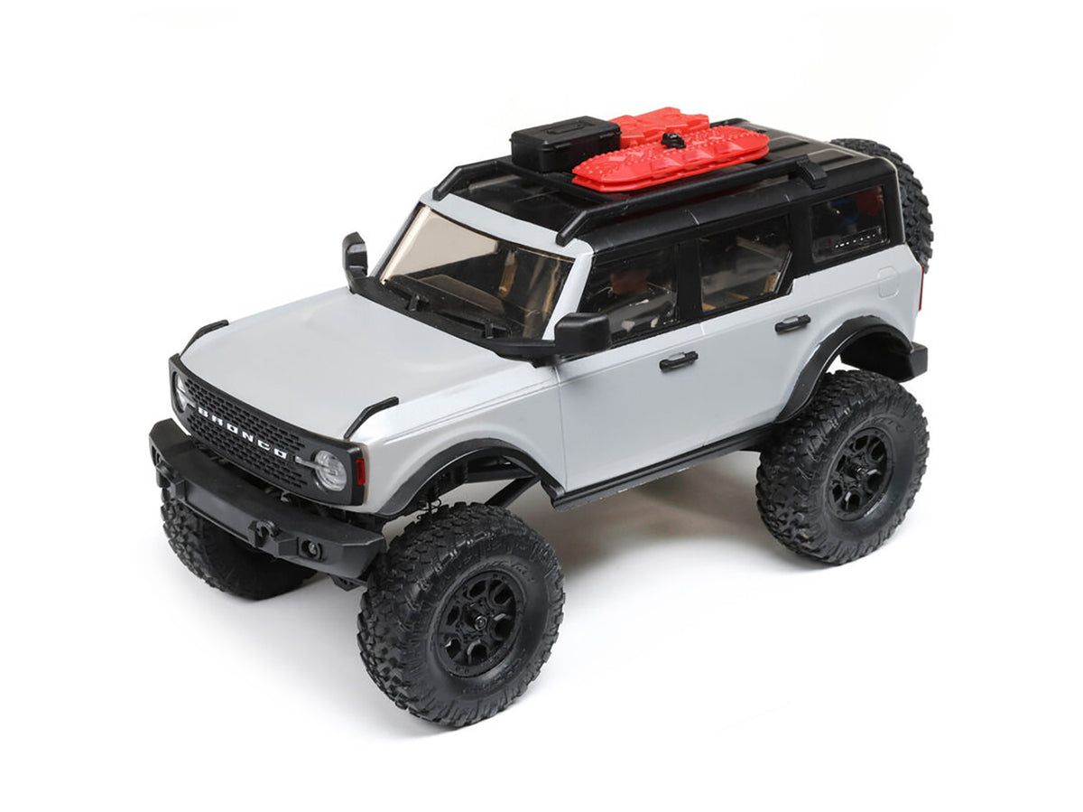 1/24 SCX24 2021 Ford Bronco 4WD Truck Brushed RTR, Grey