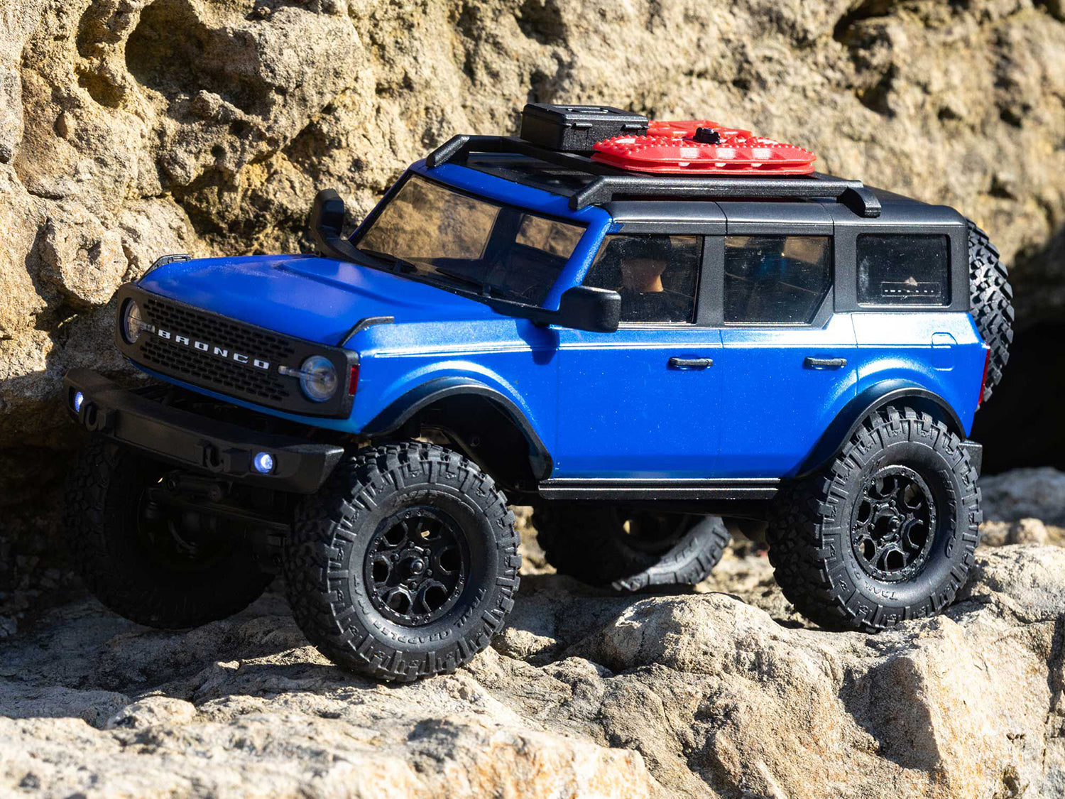 1/24 SCX24 2021 Ford Bronco 4WD Truck Brushed RTR, Blue