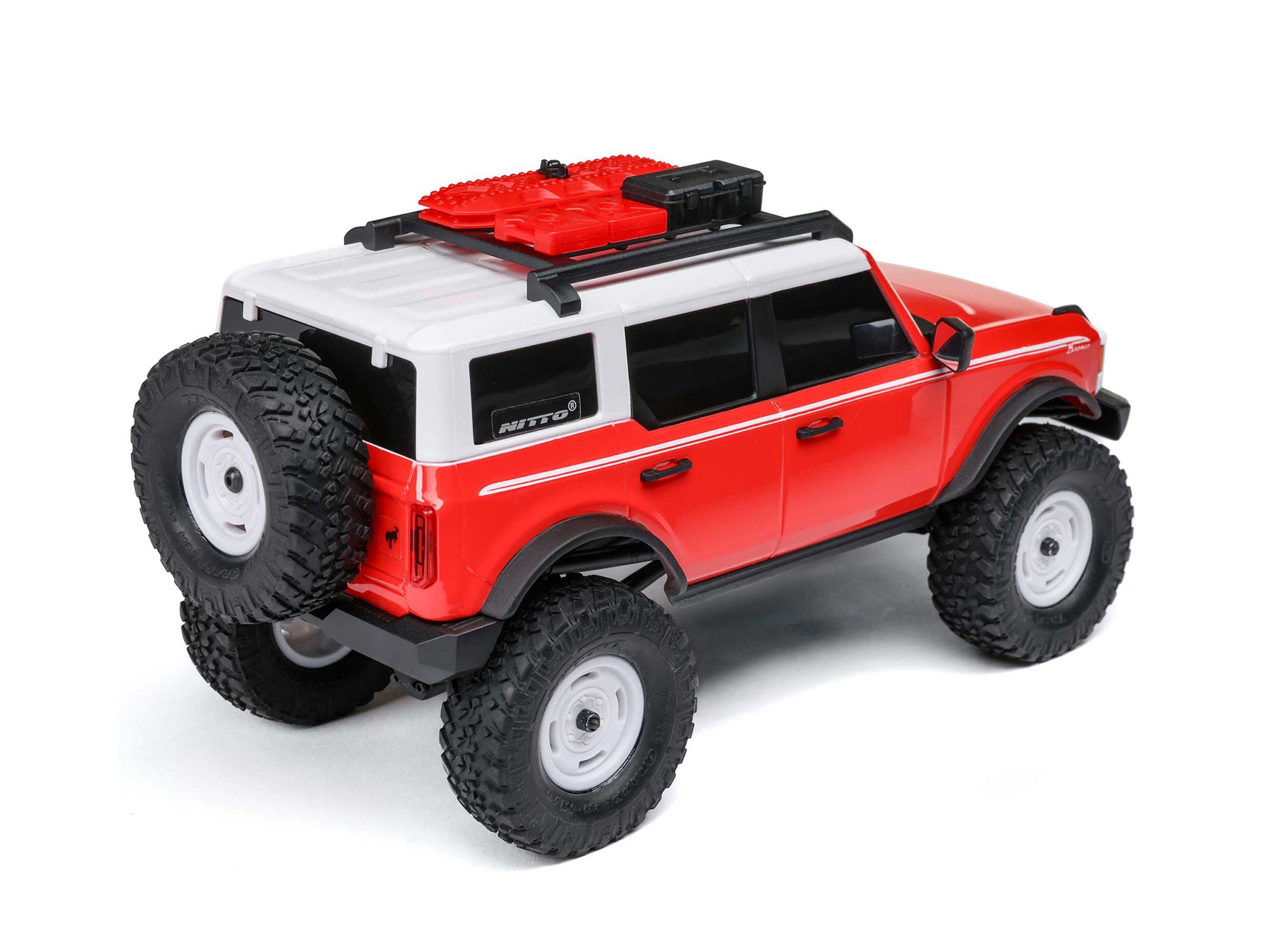 1/24 SCX24 Ford Bronco 4X4 RTR (inc Battery & Charger) Red