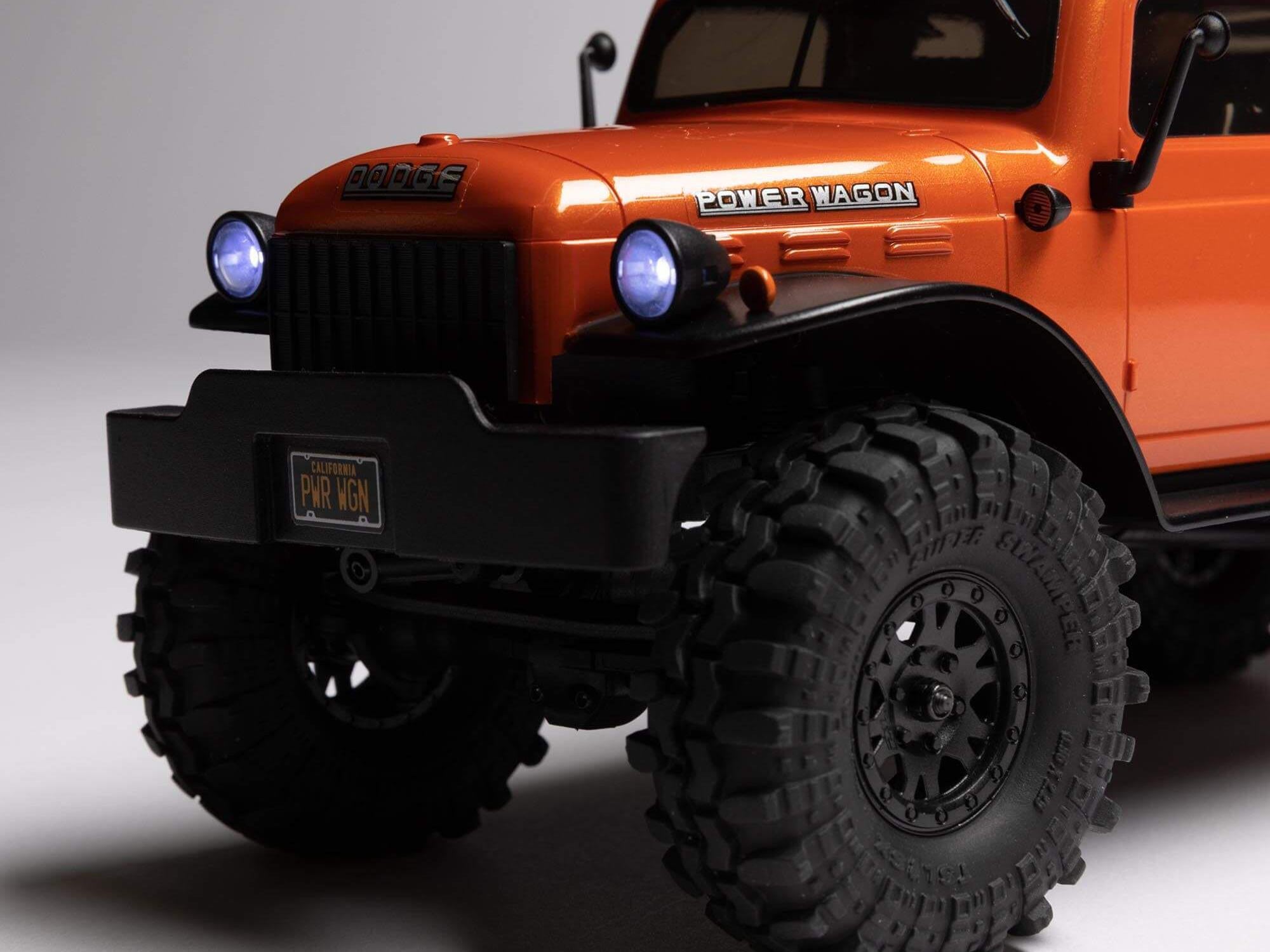 1/24 SCX24 Dodge Power Wagon 4WD Rock Crawler RTR, Orange