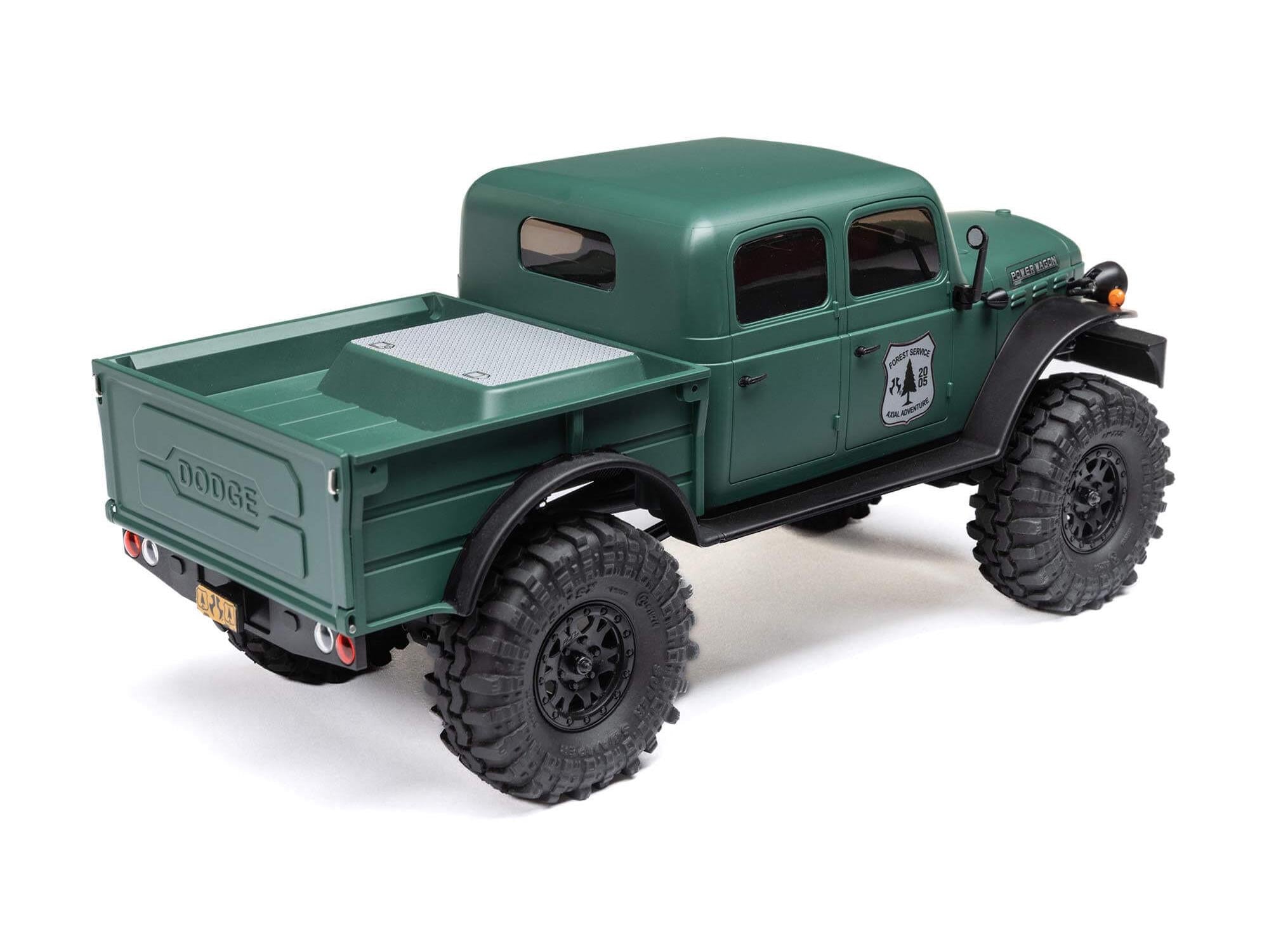 1/24 SCX24 Dodge Power Wagon 4WD Rock Crawler RTR, Green