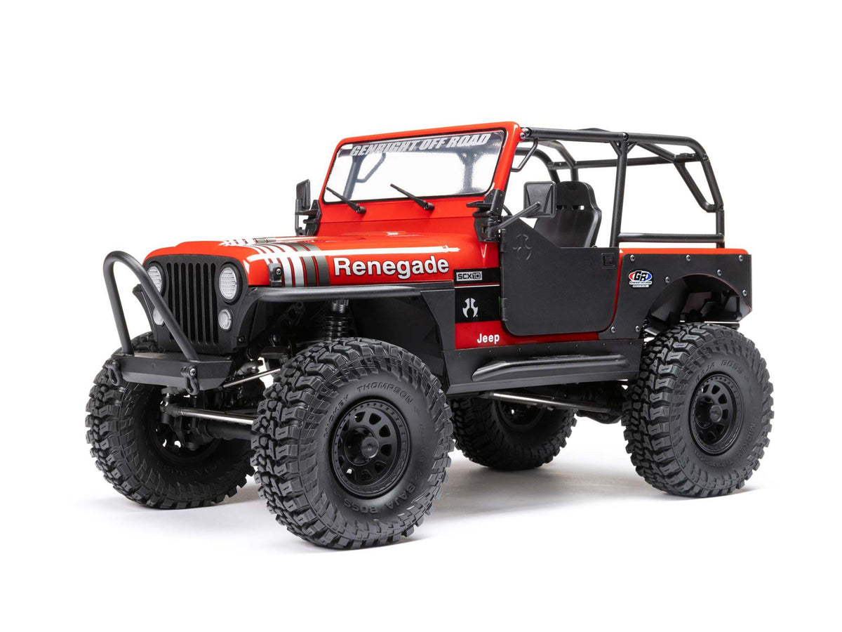 1/10 SCX10 III Jeep CJ-7 4WD Brushed RTR, Red