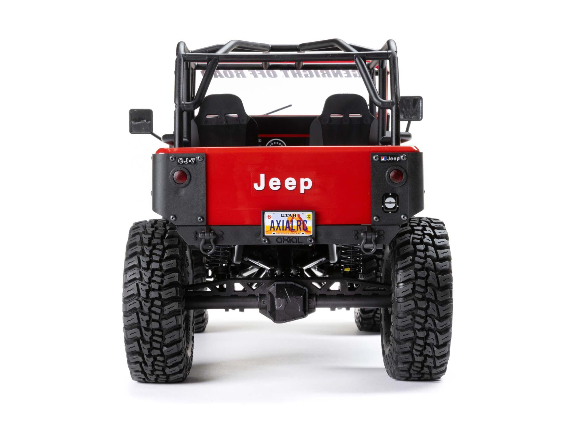 1/10 SCX10 III Jeep CJ-7 4WD Brushed RTR, Red