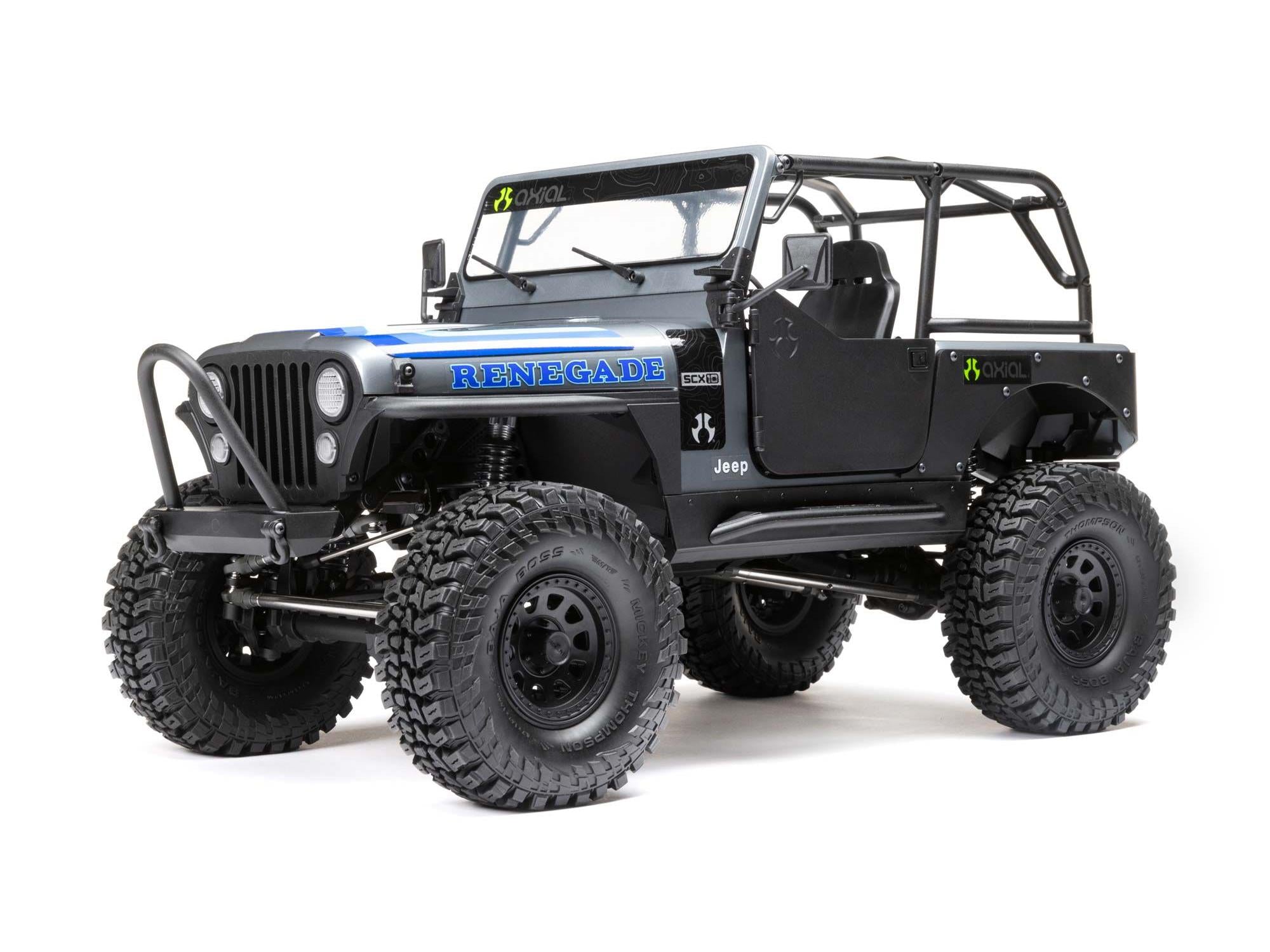 1/10 SCX10 III Jeep CJ-7 4WD Brushed RTR, Grey