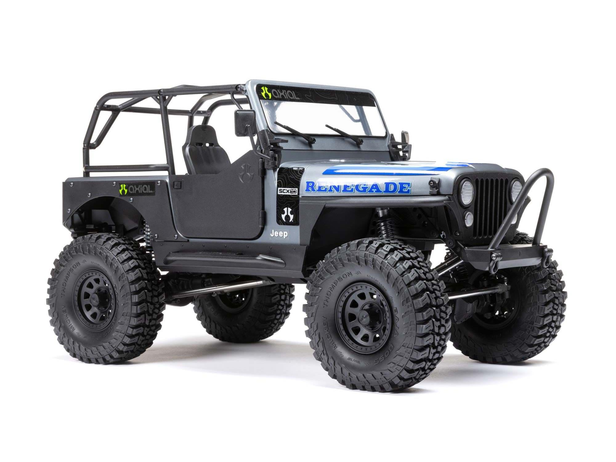 1/10 SCX10 III Jeep CJ-7 4WD Brushed RTR, Grey