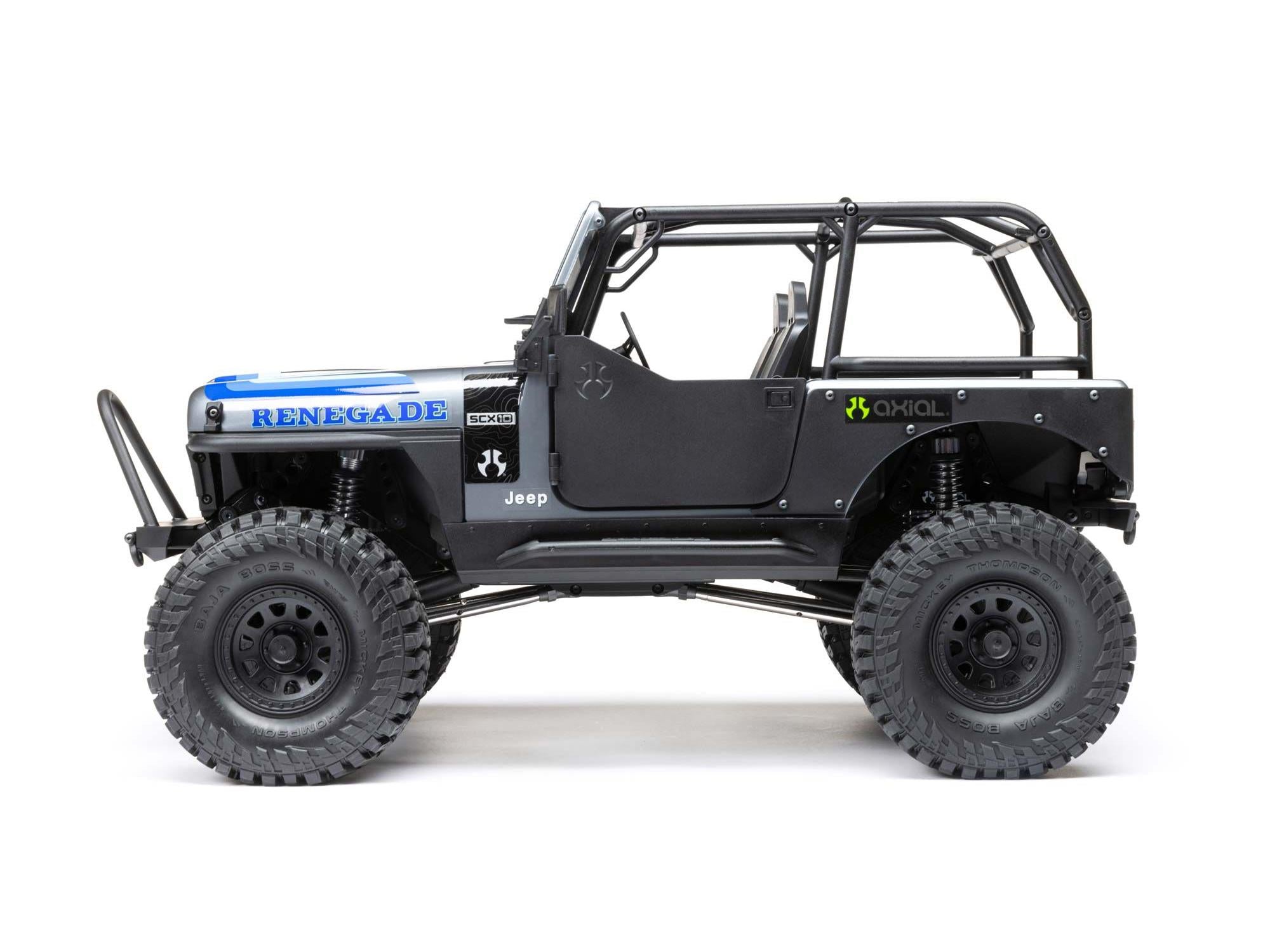 1/10 SCX10 III Jeep CJ-7 4WD Brushed RTR, Grey