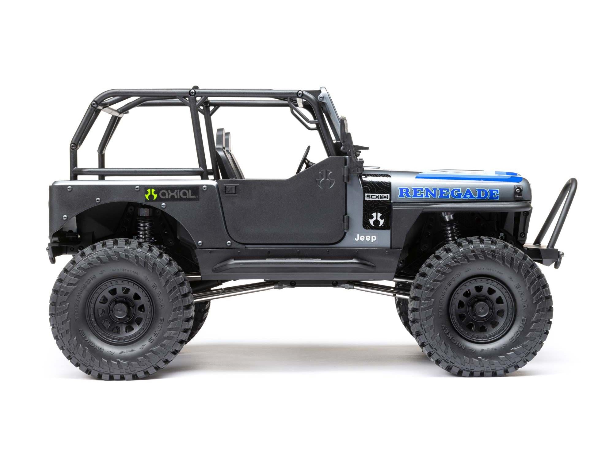 1/10 SCX10 III Jeep CJ-7 4WD Brushed RTR, Grey