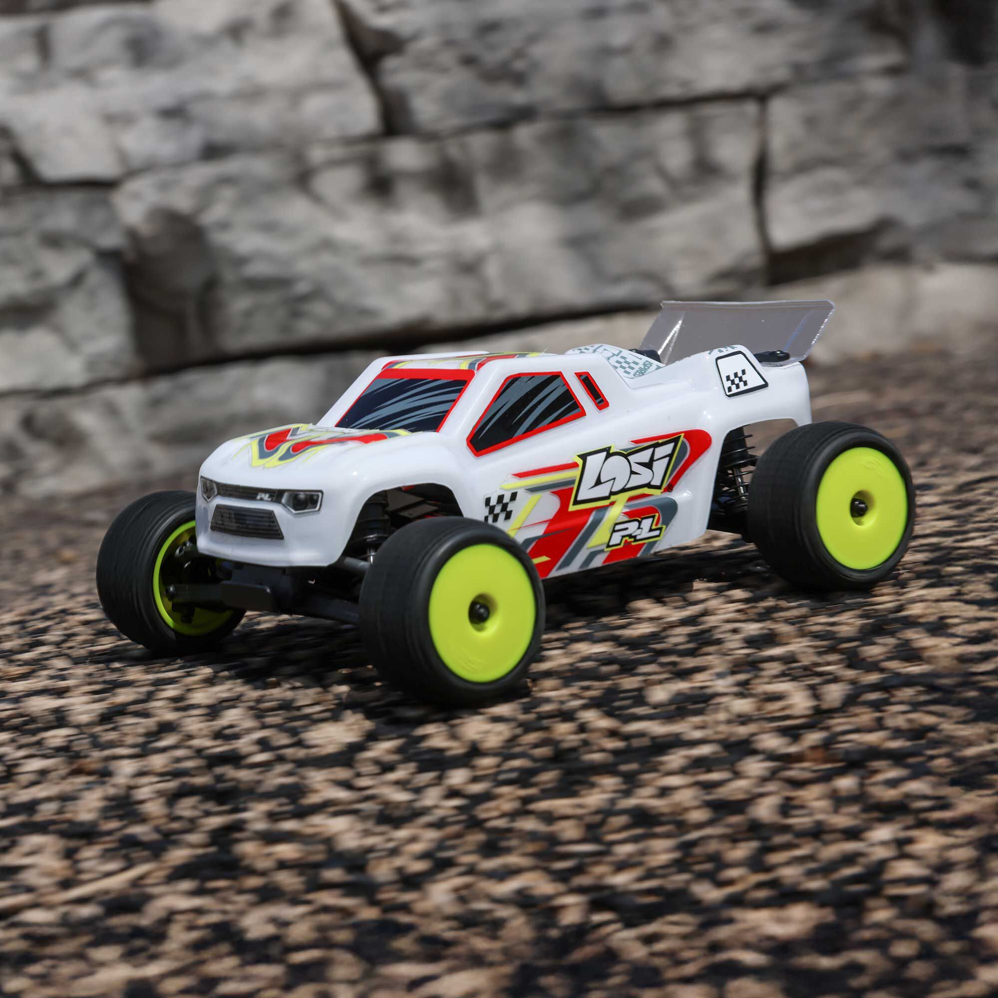 Losi 1/28 Micro-T 2WD Stadium Truck RTR White C-LOS-1392T1 
