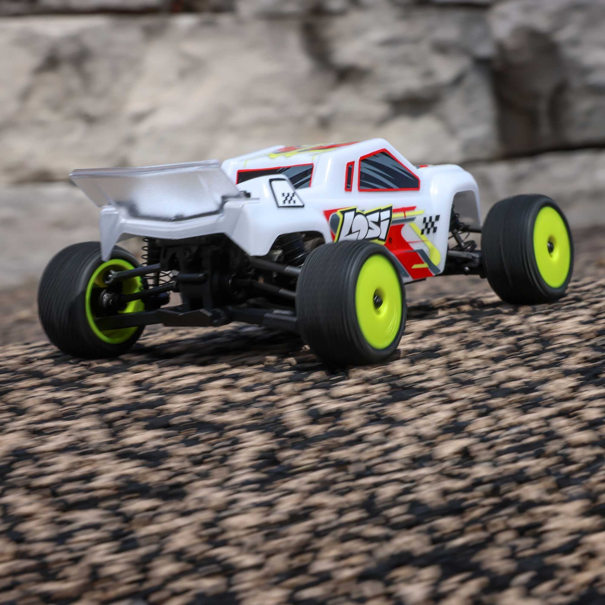Losi 1/28 Micro-T 2WD Stadium Truck RTR White C-LOS-1392T1 
