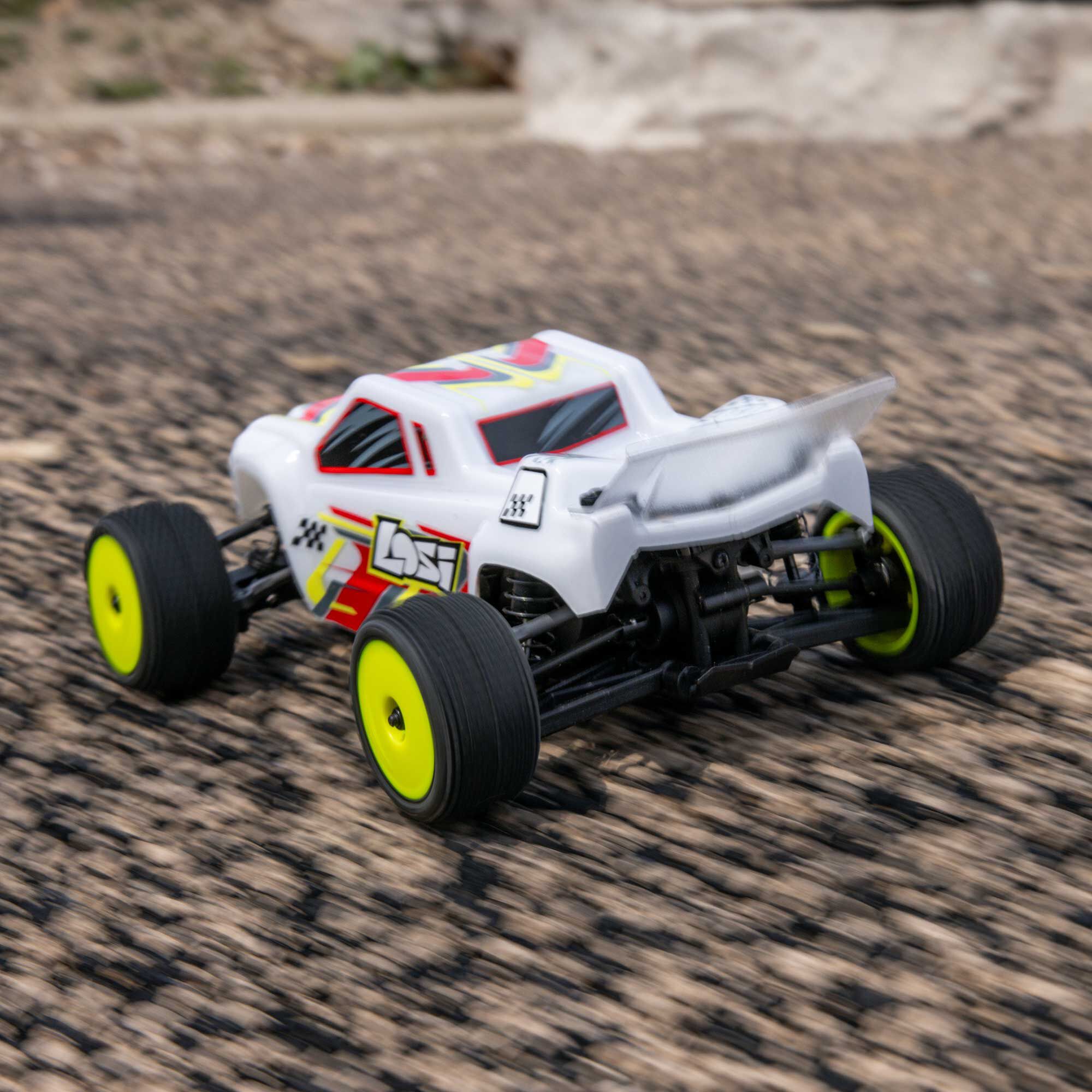 Losi 1/28 Micro-T 2WD Stadium Truck RTR White C-LOS-1392T1 
