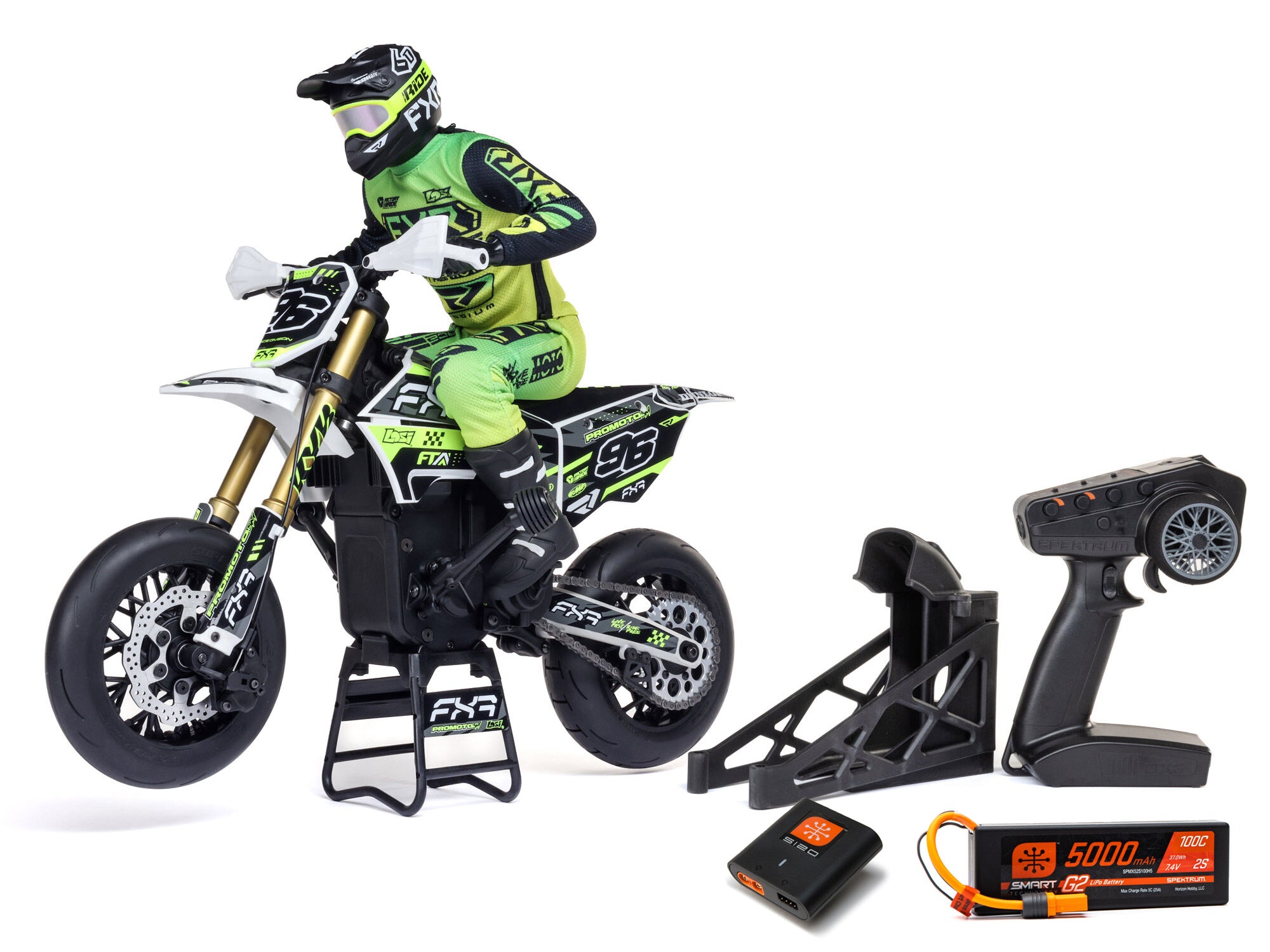 1/4 Promoto-SM FXR Supermoto Motorcycle RTR (Inc. Battery & Charger) C-LOS-2310