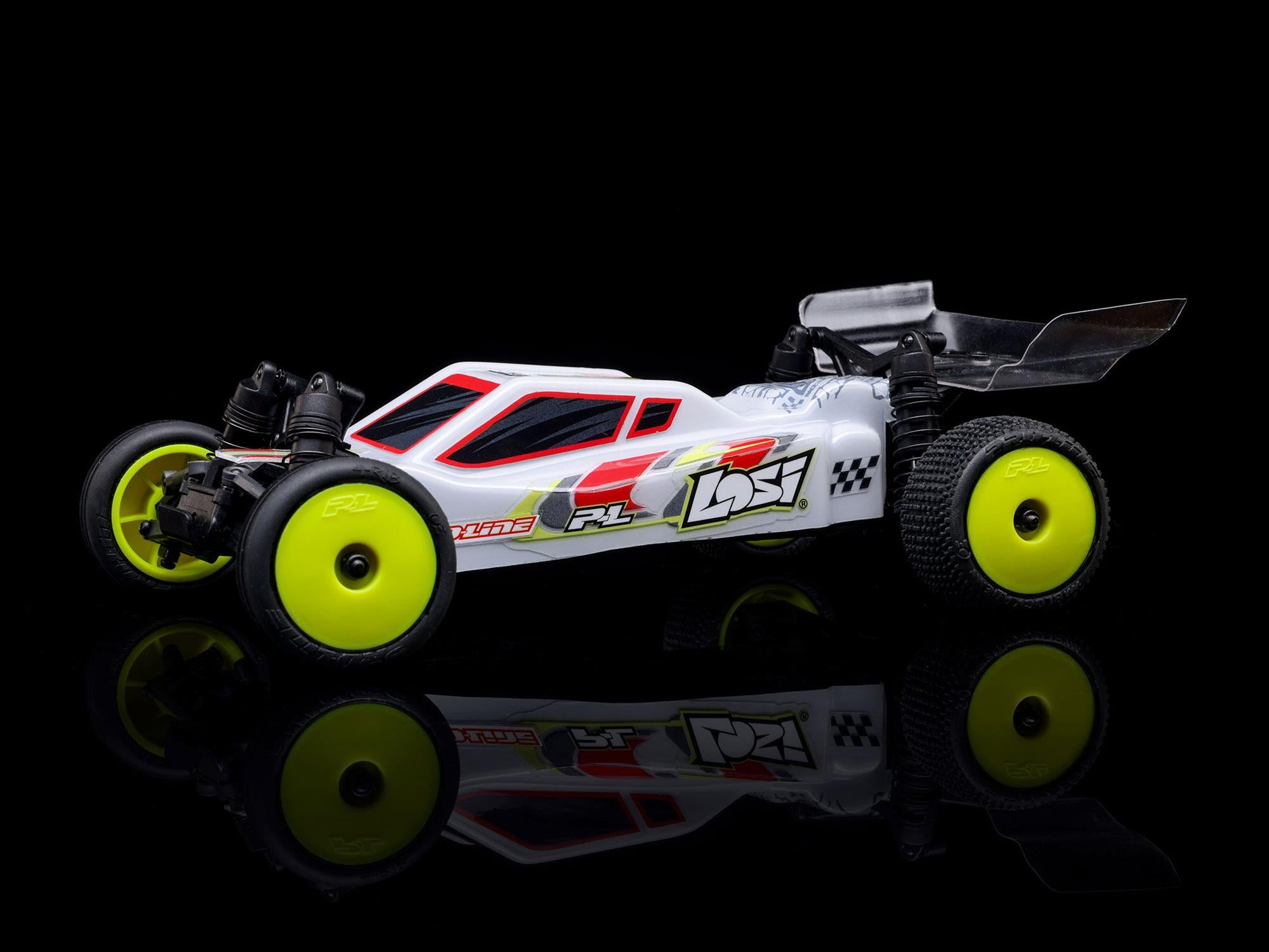 Losi 1/24 Micro-B 2WD Buggy RTR White