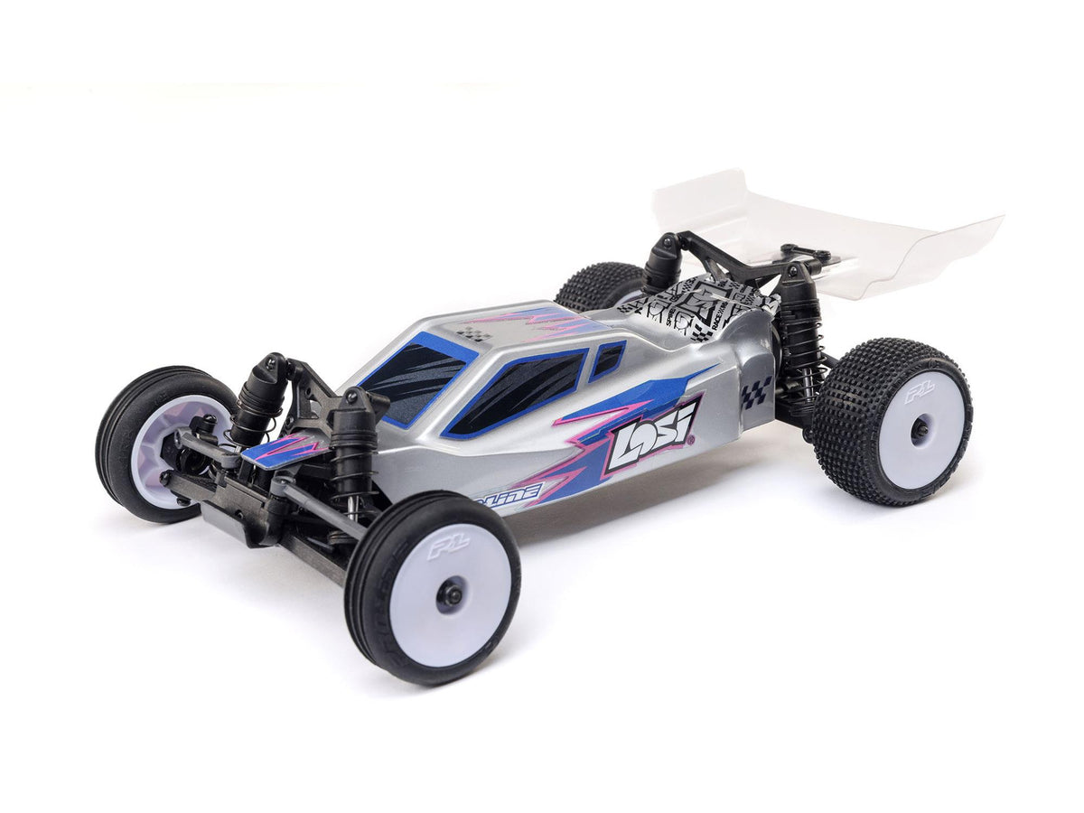 Losi 1/24 Micro-B 2WD Buggy RTR SilverC-LOS00007T2