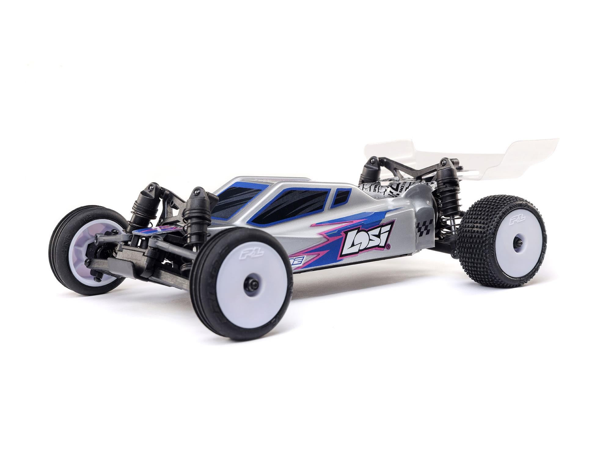 Losi 1/24 Micro-B 2WD Buggy RTR SilverC-LOS00007T3