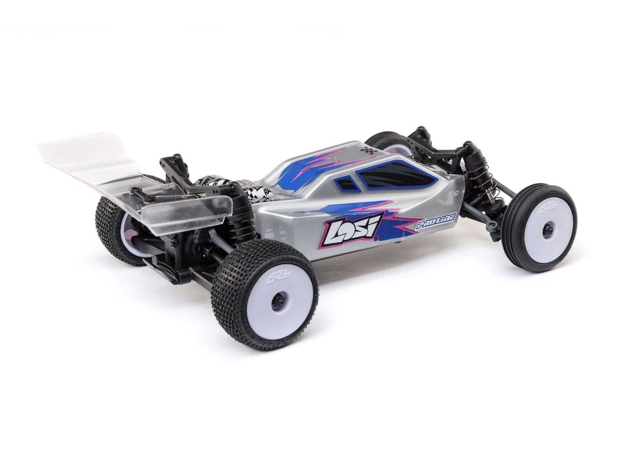 Losi 1/24 Micro-B 2WD Buggy RTR SilverC-LOS00007T6