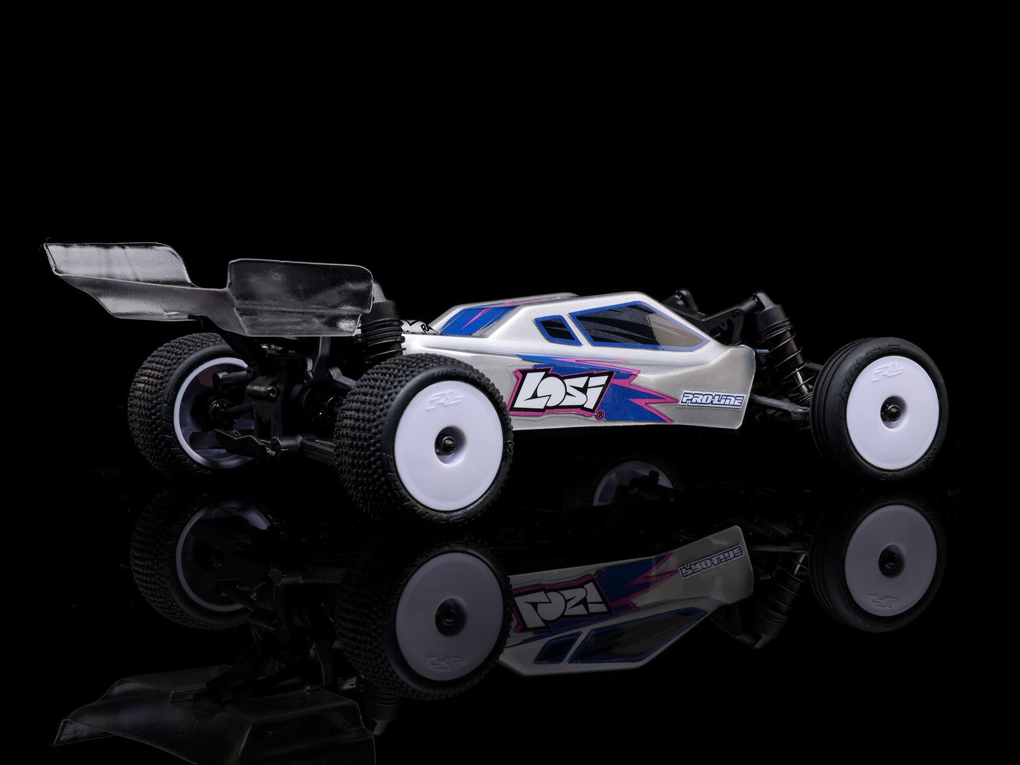 Losi 1/24 Micro-B 2WD Buggy RTR SilverC-LOS00007T15