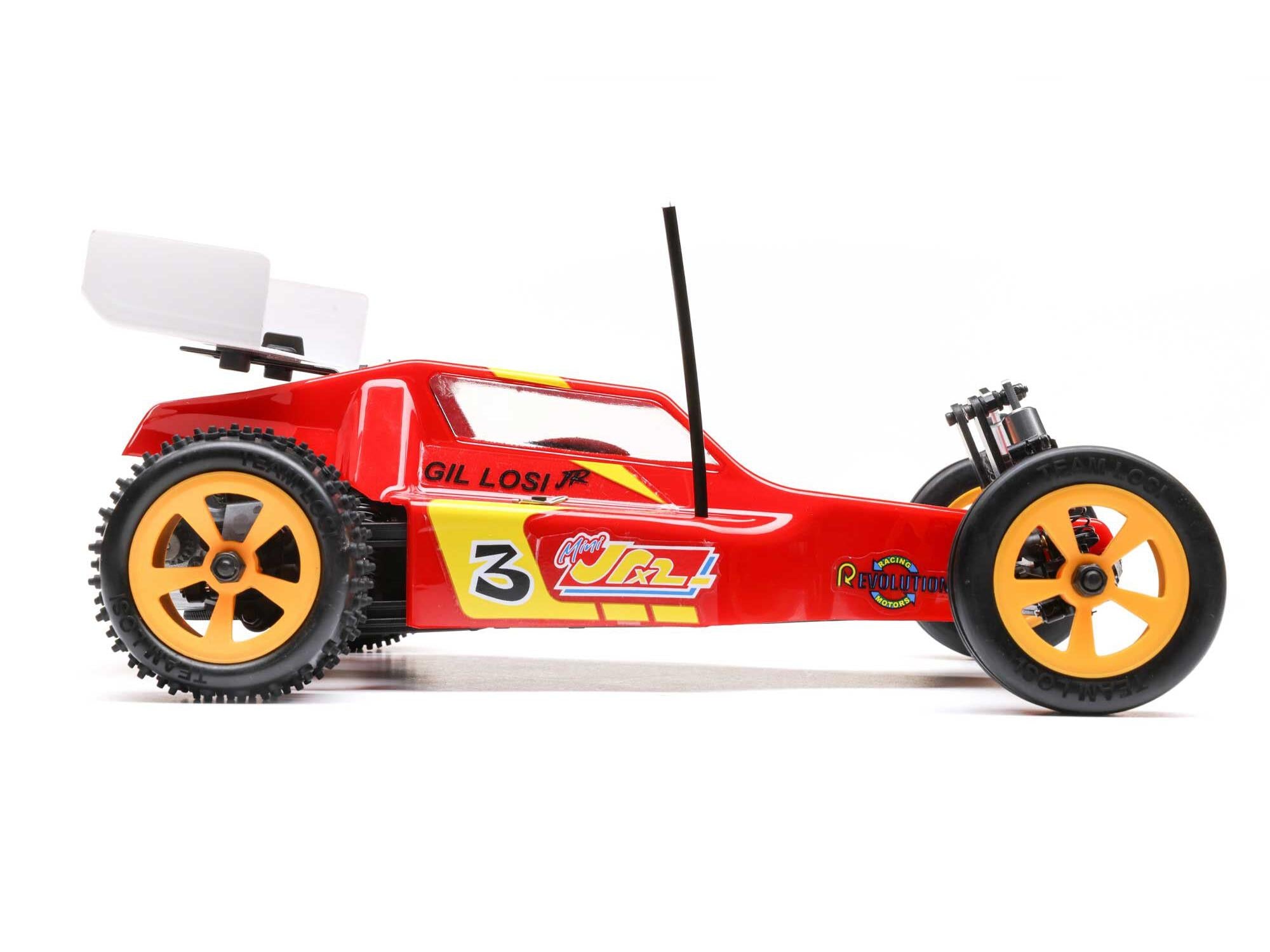 1/16 Mini JRX2 Brushed 2WD Buggy RTR, Red