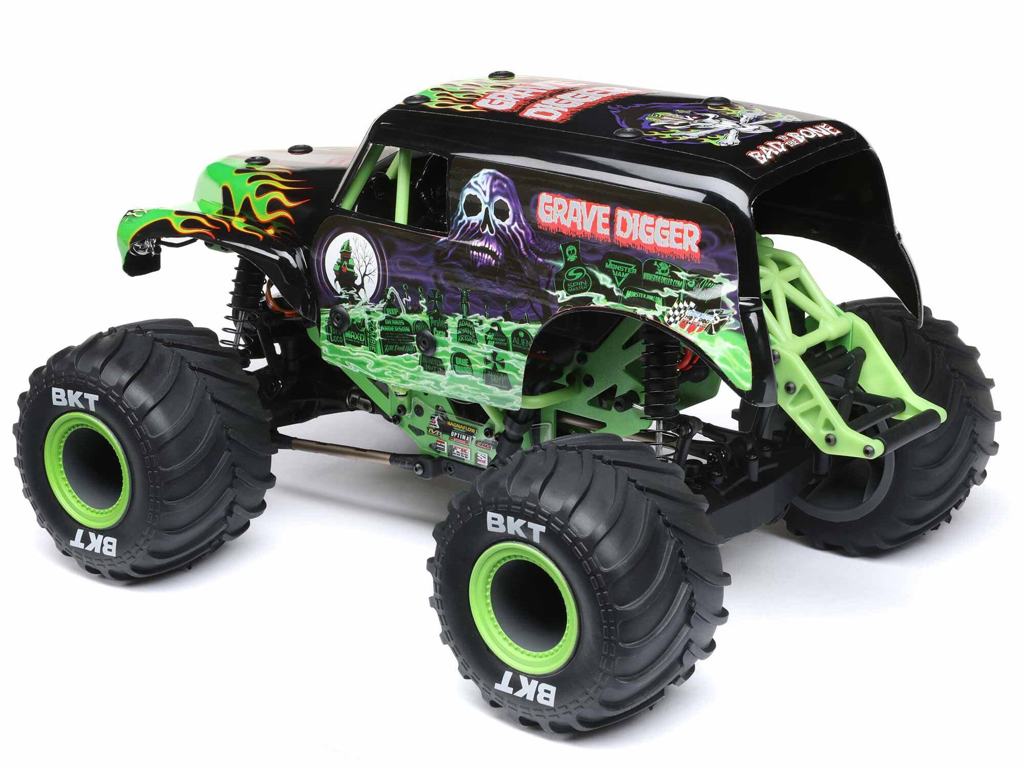 1/18 Mini LMT 4X4 Brushed Monster Truck RTR, Grave Digger