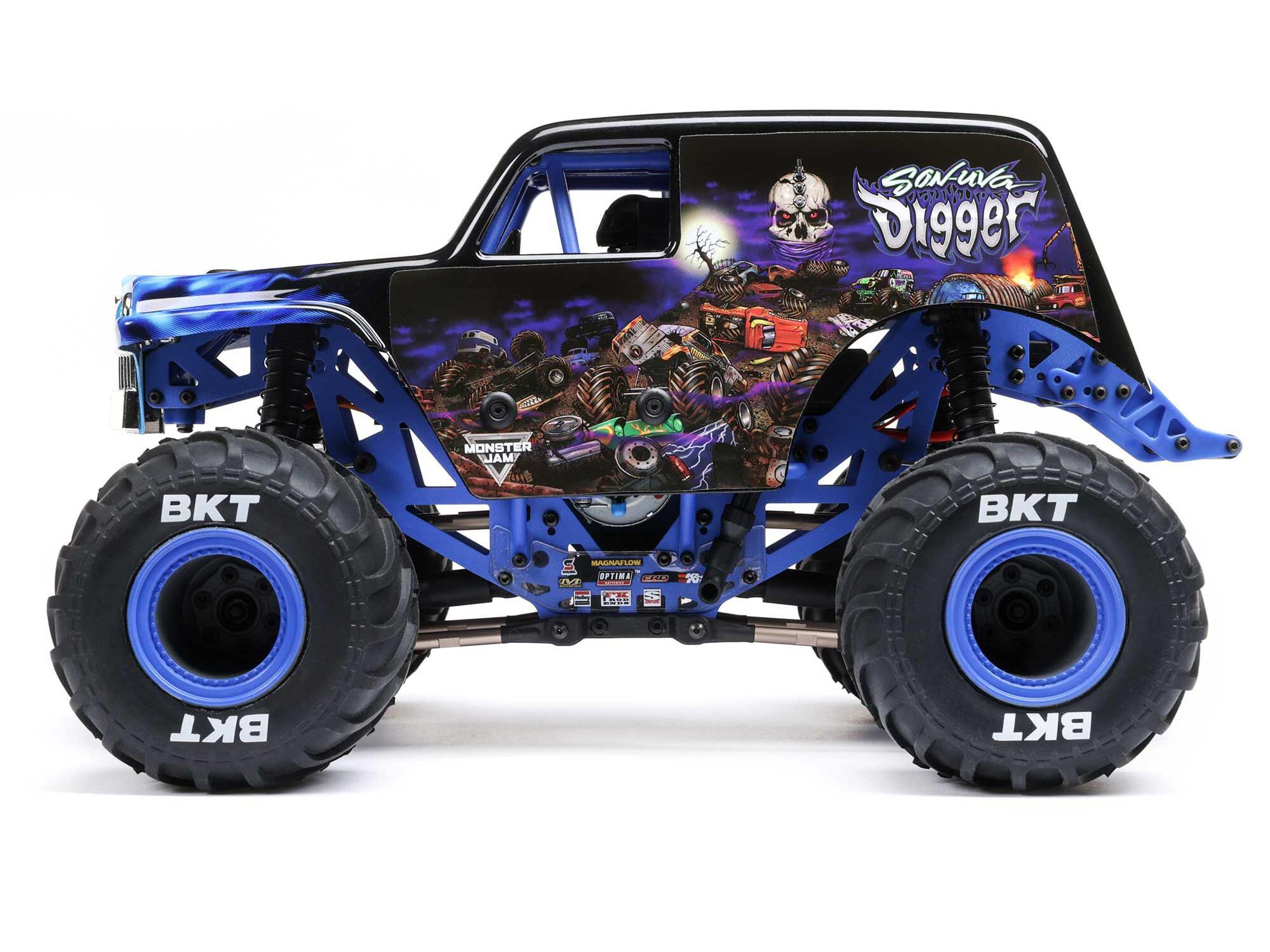 1/18 Mini LMT 4X4 Brushed Monster Truck RTR, Son-Uva Digger