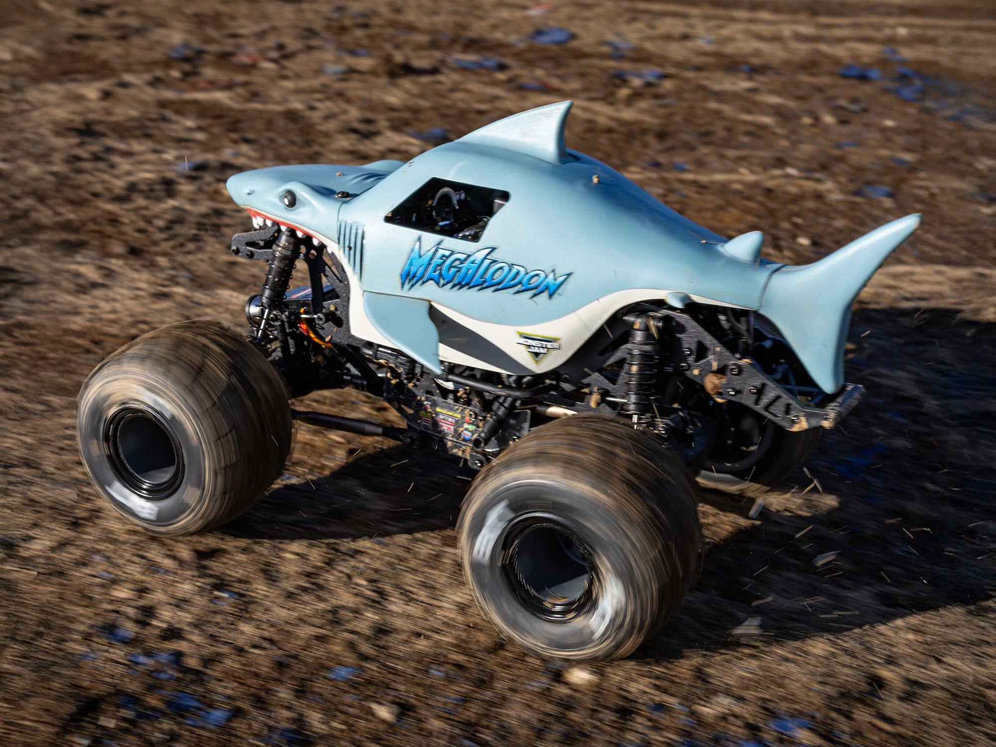 Losi 1/18 Mini LMT Megalodon 2S 4X4 Monster Truck RTR