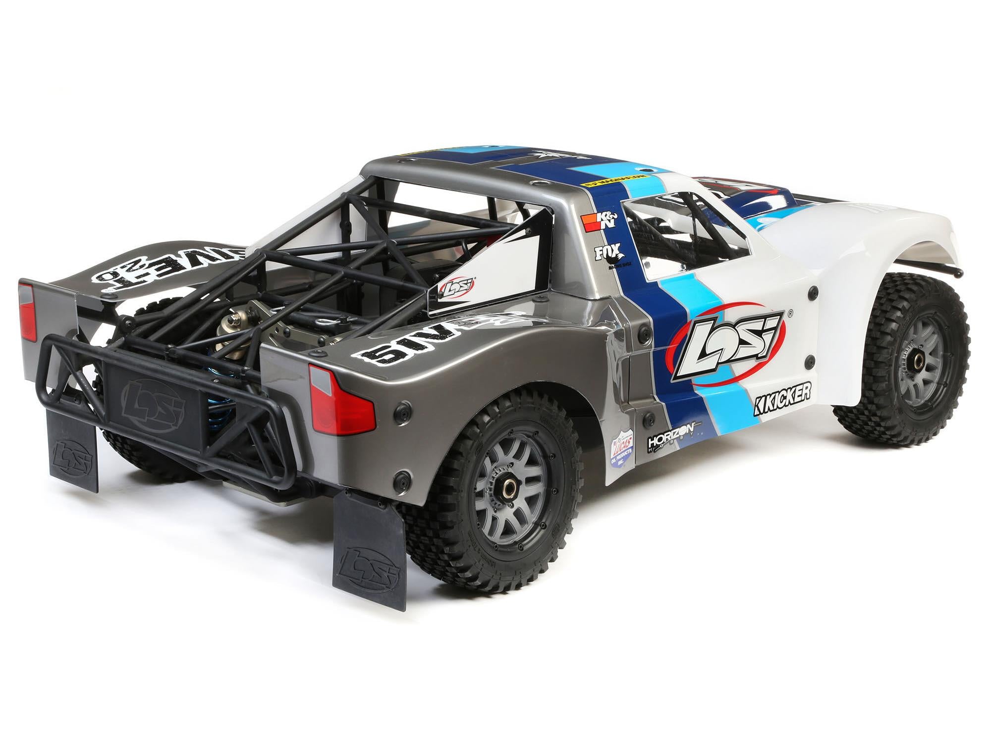 5IVE-T 2.0 V2: 1/5 4wd SCT Gas BND: Gry/Blu/Wht