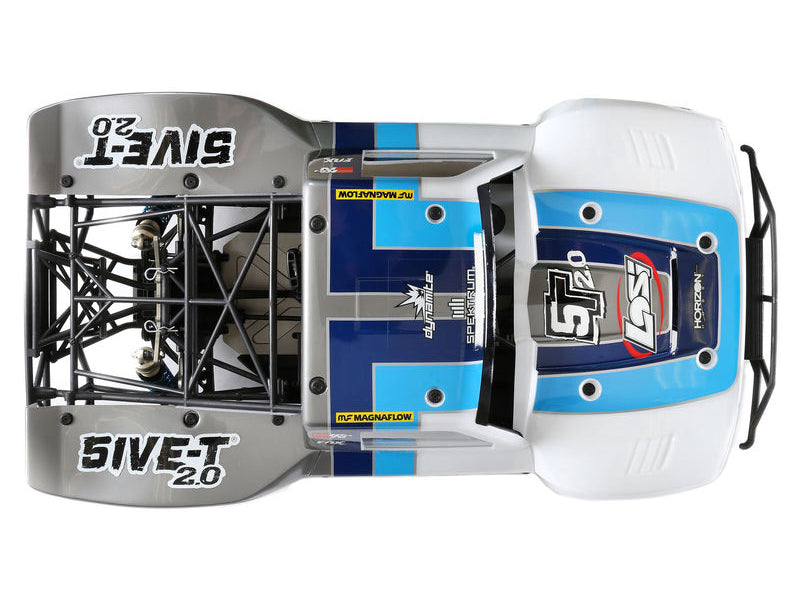 5IVE-T 2.0 V2: 1/5 4wd SCT Gas BND: Gry/Blu/Wht