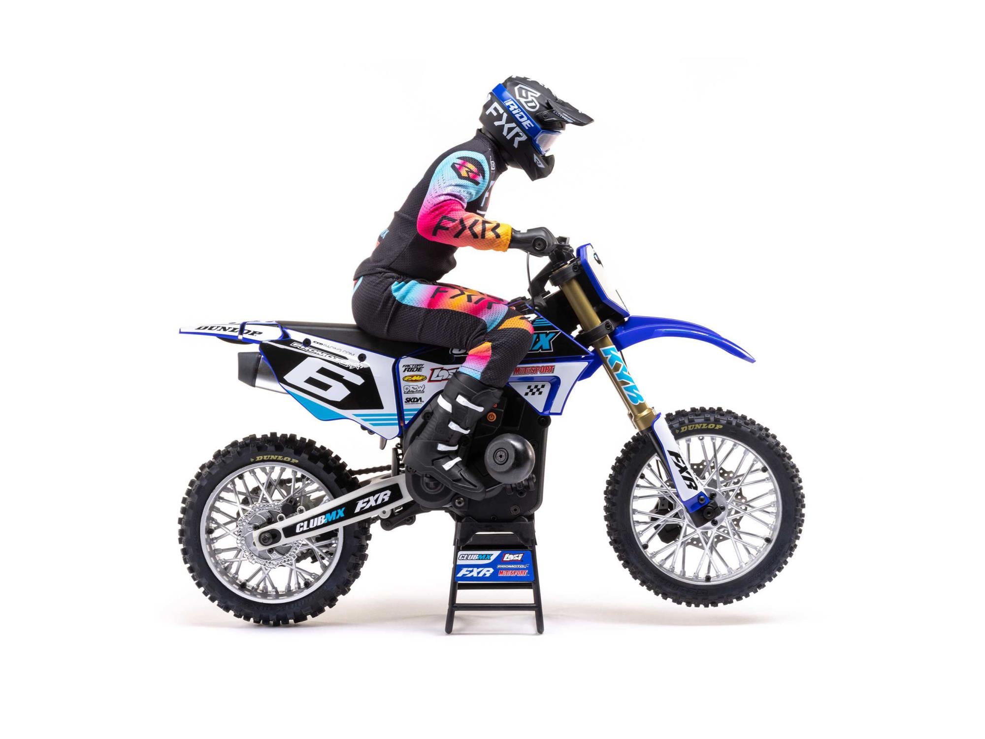 1/4 Promoto-MX Motorcycle RTR, Club MX (blue)