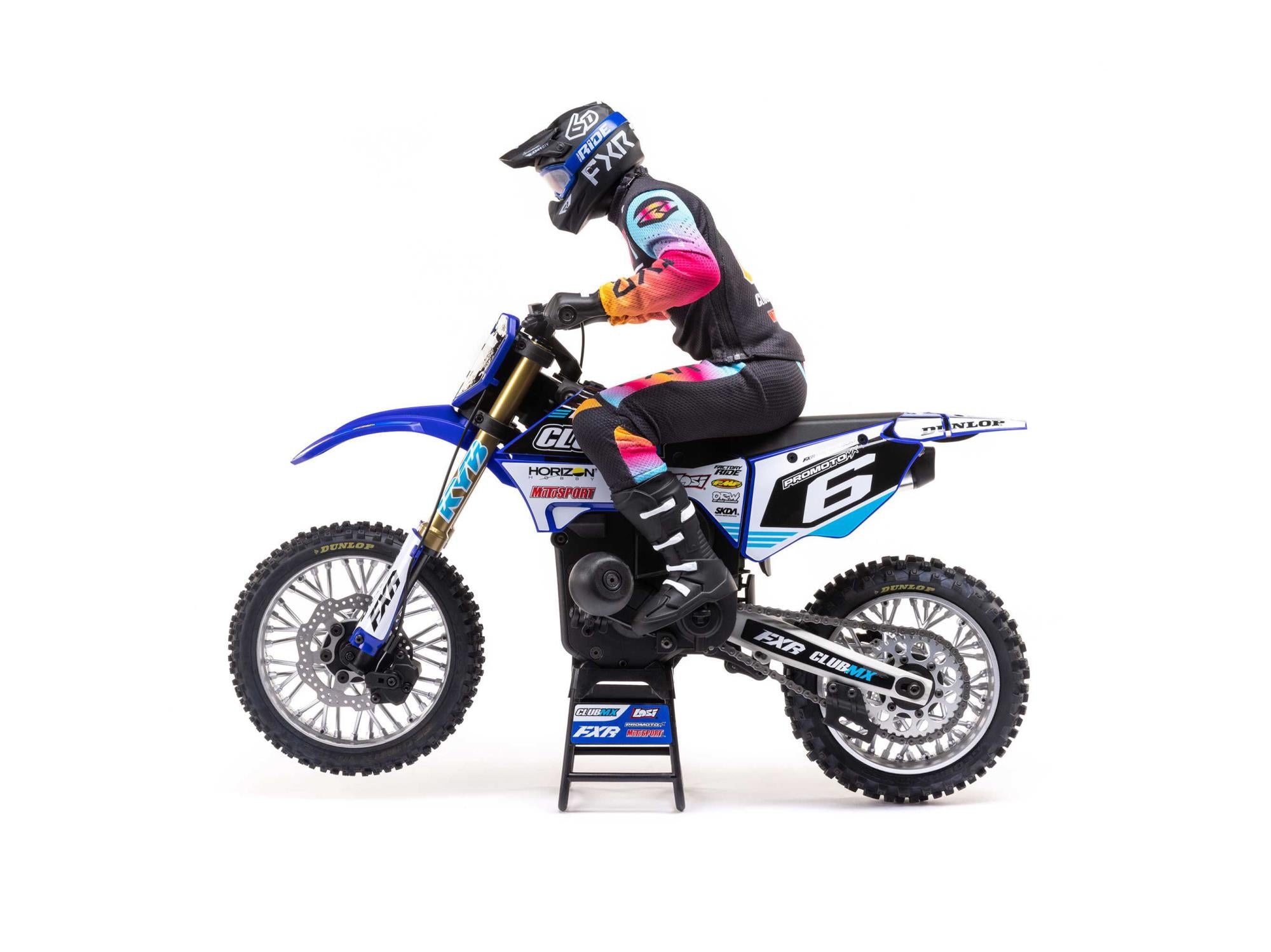 1/4 Promoto-MX Motorcycle RTR, Club MX (blue)