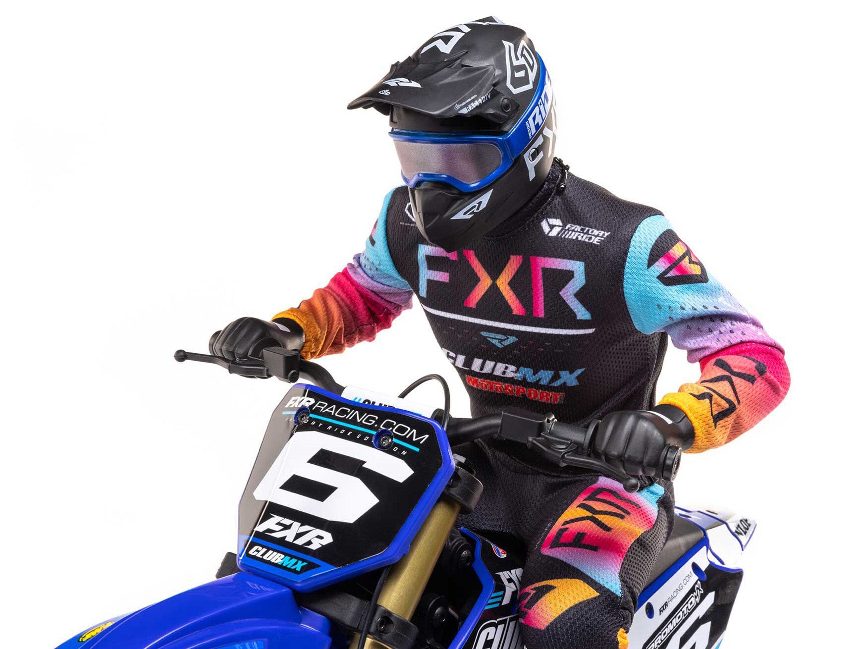 1/4 Promoto-MX Motorcycle RTR, Club MX (blue)