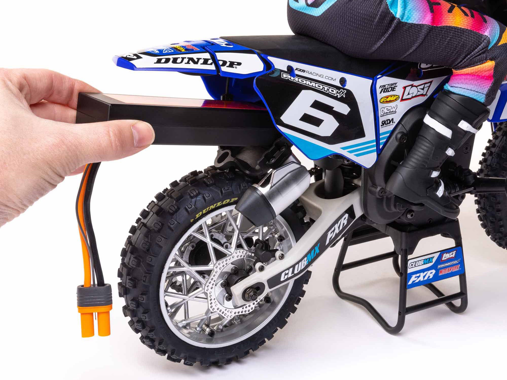 1/4 Promoto-MX Motorcycle RTR, Club MX (blue)