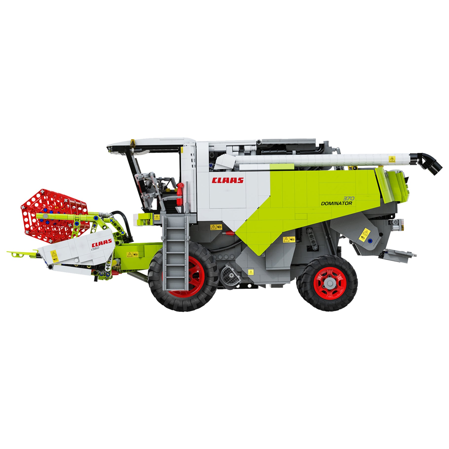 CaDa CLAAS Dominator 370 harvester model showcasing accurate design and remote control features.