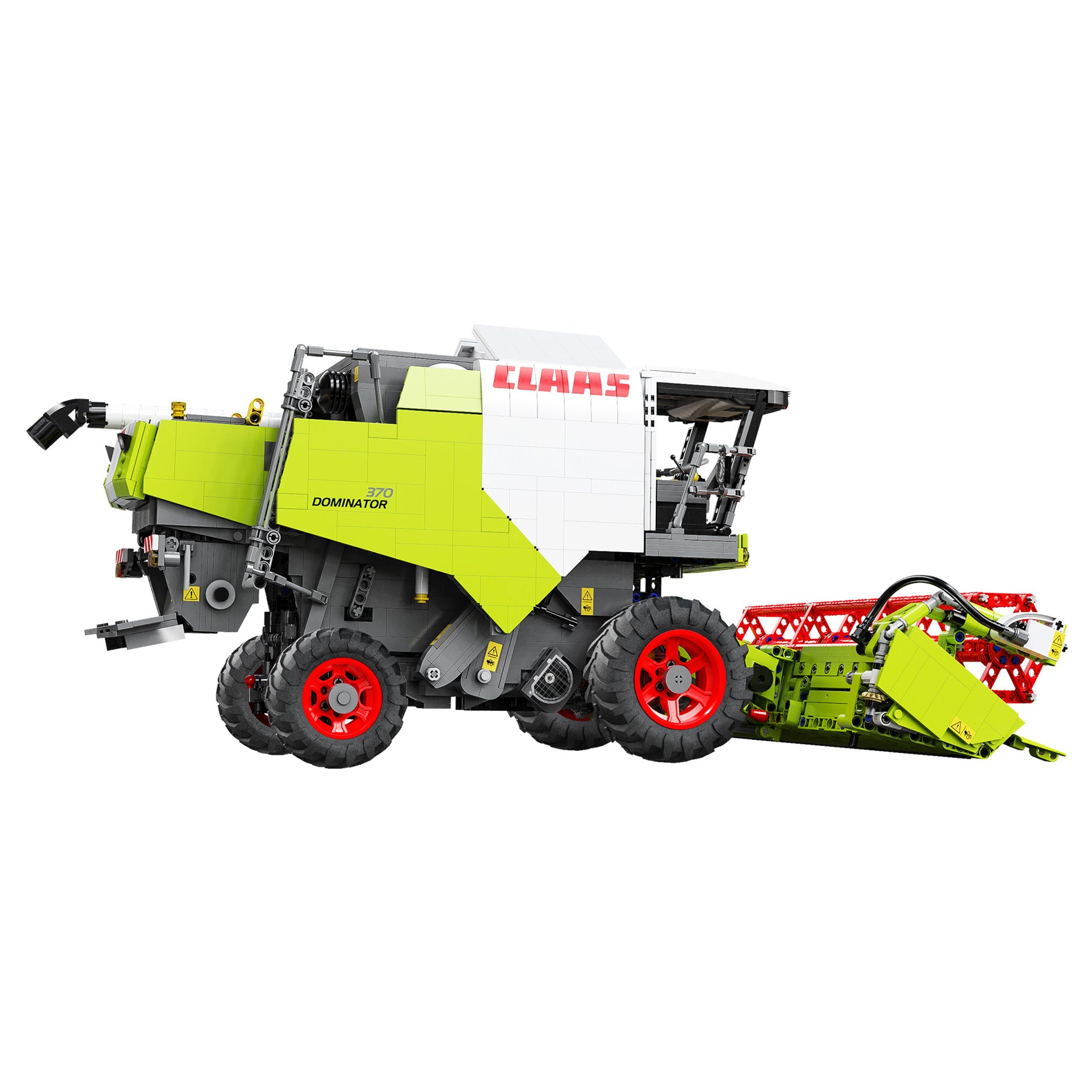 CaDa CLAAS Dominator 370 harvester model in detailed design with remote control features, scale 1:17.