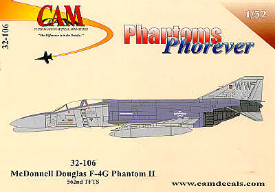 McDonnell F-4G Phantom Wild Weasel (1) 69-292/WW 562TFTS/AMU neutral/gunship grey camo