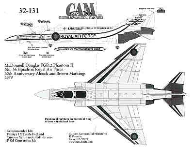 McDonnell F-4M Phantom. 60th Anniversary Alcock and Brown 1979 Transatlantic flight 3 sheet set