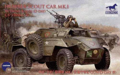 British Humber Scout Car Mk.I with twin k-gun (D-day version)