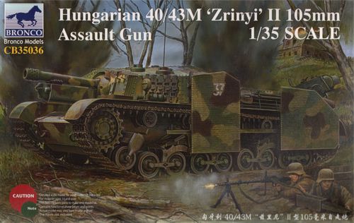 Hungarian 40/43M 'Zrinyi'II 105mm Assault Gun